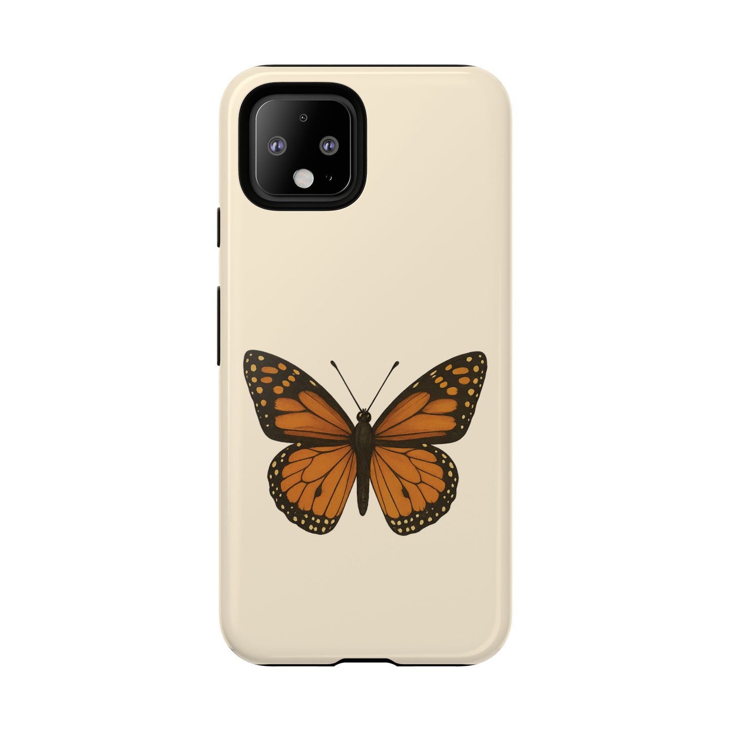 Butterfly Phone Case, Tough Phone Cover for Nature Lovers, Floral Design, Gift for Her, Trendy Cell Phone Protector
