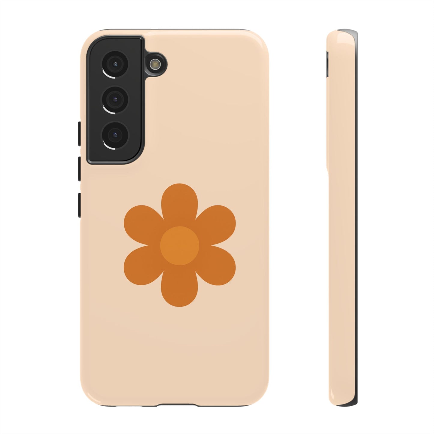 Stylish Flower Phone Case, Floral Tough Case, Trendy Mobile Cover, Cute Gift for Friends, Birthday, Everyday Use
