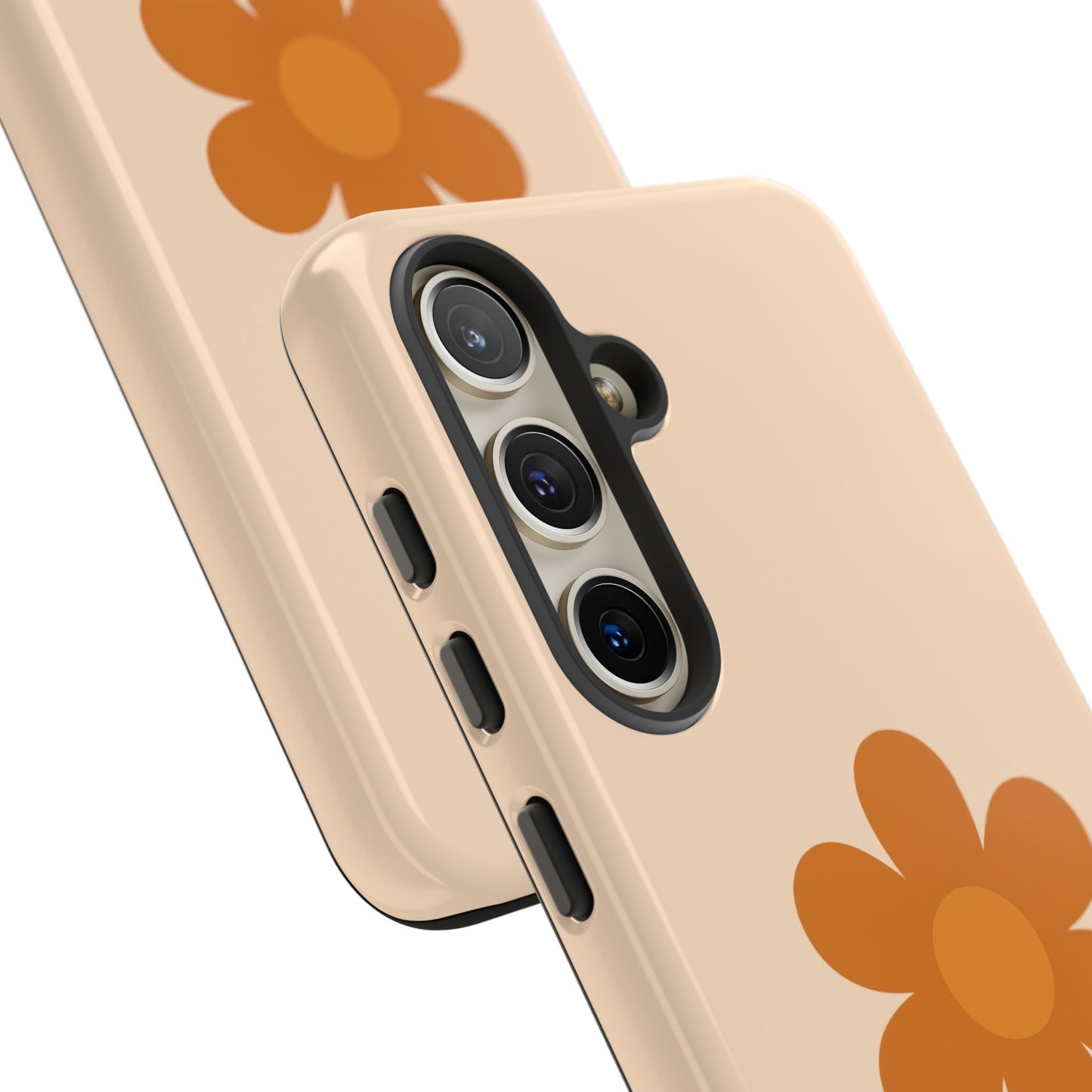 Stylish Flower Phone Case, Floral Tough Case, Trendy Mobile Cover, Cute Gift for Friends, Birthday, Everyday Use