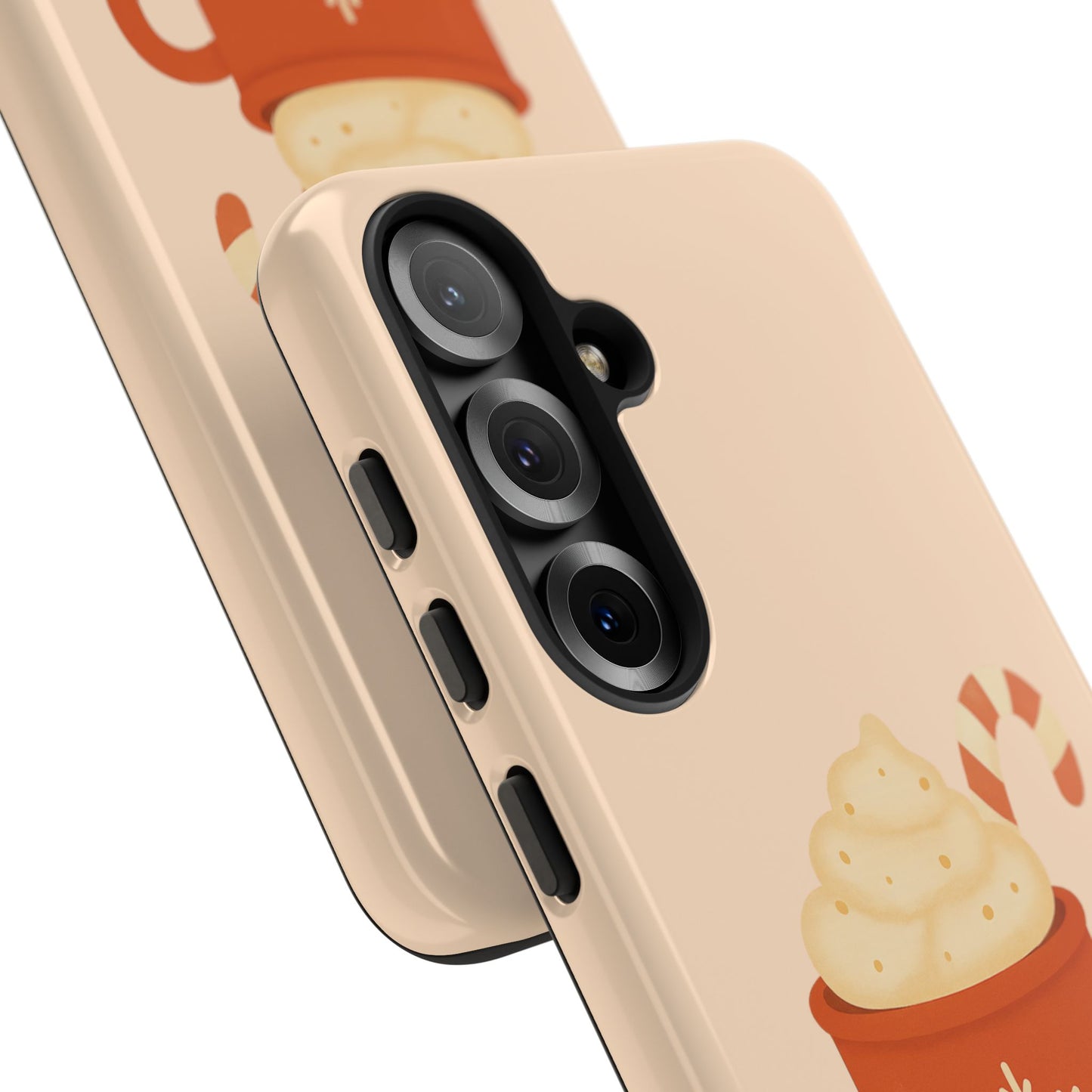 Cozy Holiday Phone Case with Hot Cocoa Design, Winter Style Cover, Cute Gift for Coffee Lovers, Seasonal Accessories, Fun Gadget Decor