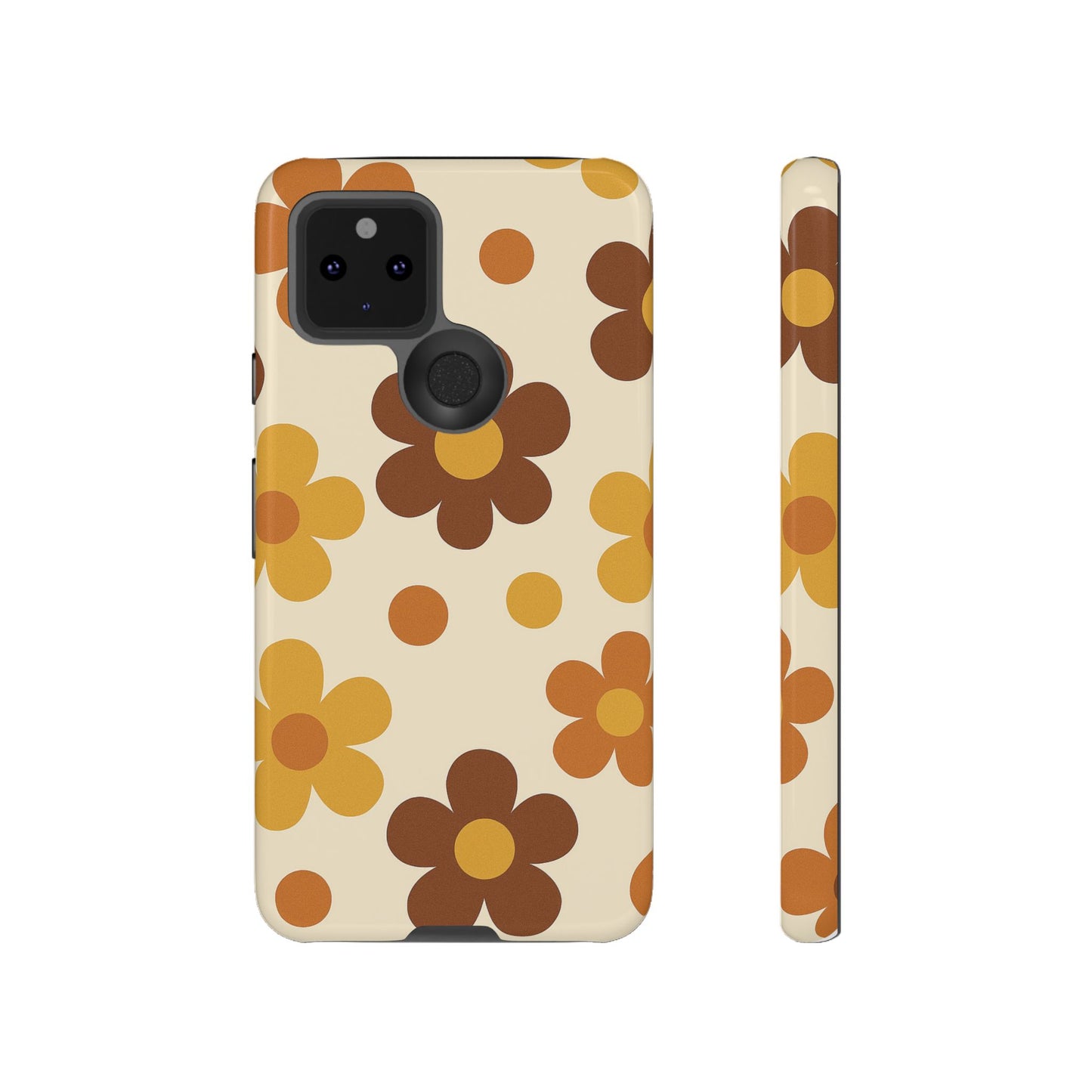 Flower Pattern Phone Case, Cute Phone Cover, Floral Design, Tough Phone Accessories, Gifts for Her, Boho Style Case