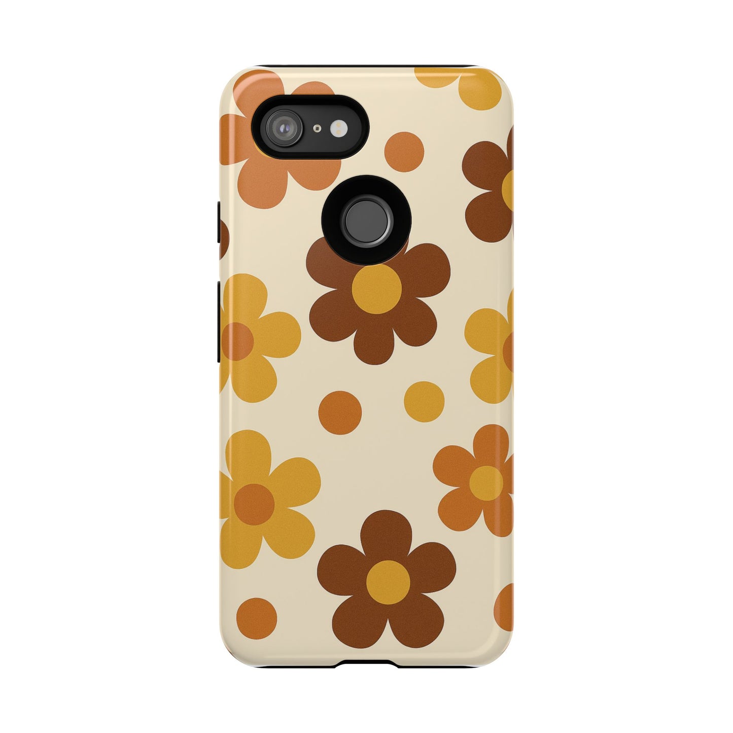 Flower Pattern Phone Case, Cute Phone Cover, Floral Design, Tough Phone Accessories, Gifts for Her, Boho Style Case