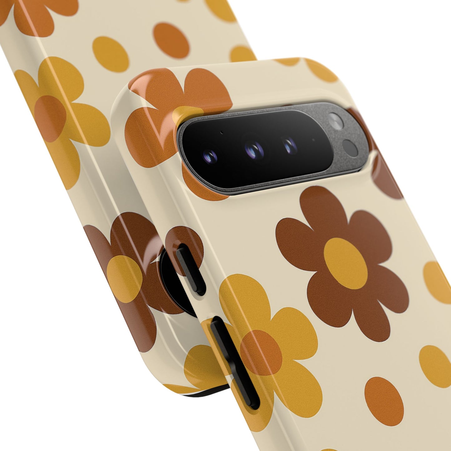 Flower Pattern Phone Case, Cute Phone Cover, Floral Design, Tough Phone Accessories, Gifts for Her, Boho Style Case