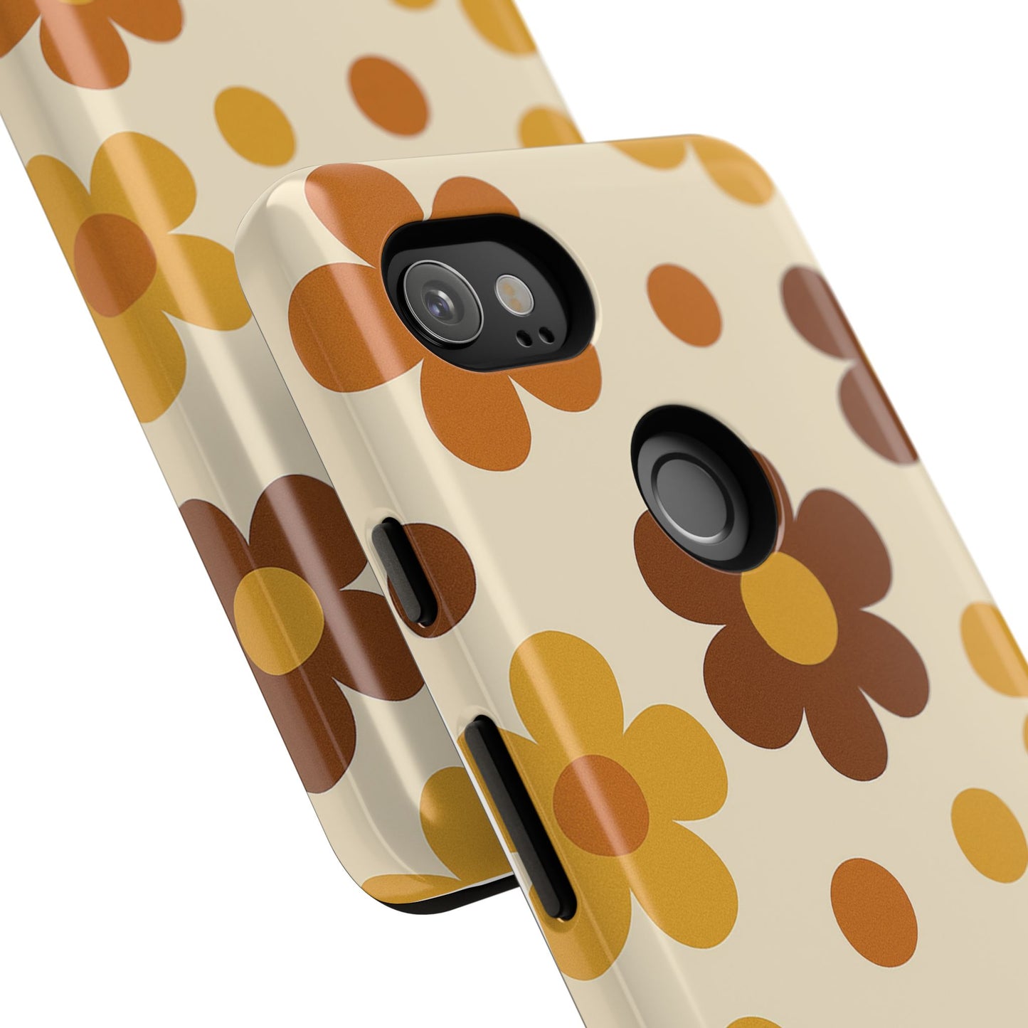 Flower Pattern Phone Case, Cute Phone Cover, Floral Design, Tough Phone Accessories, Gifts for Her, Boho Style Case