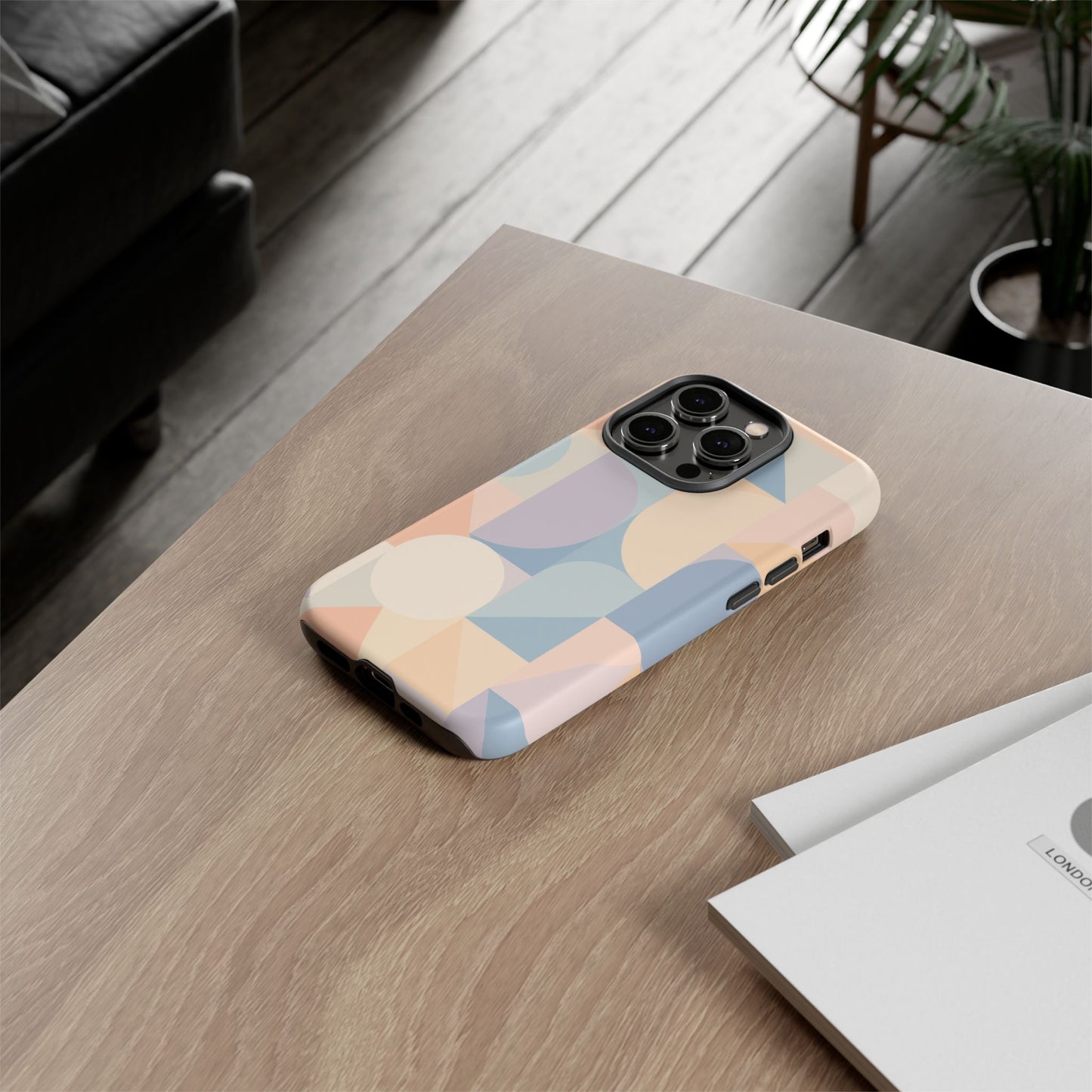 Geometric Phone Case - Stylish, Durable, Protective Cover for Everyday Use, Gift for Her, Trendy Design, Birthday, Back to School