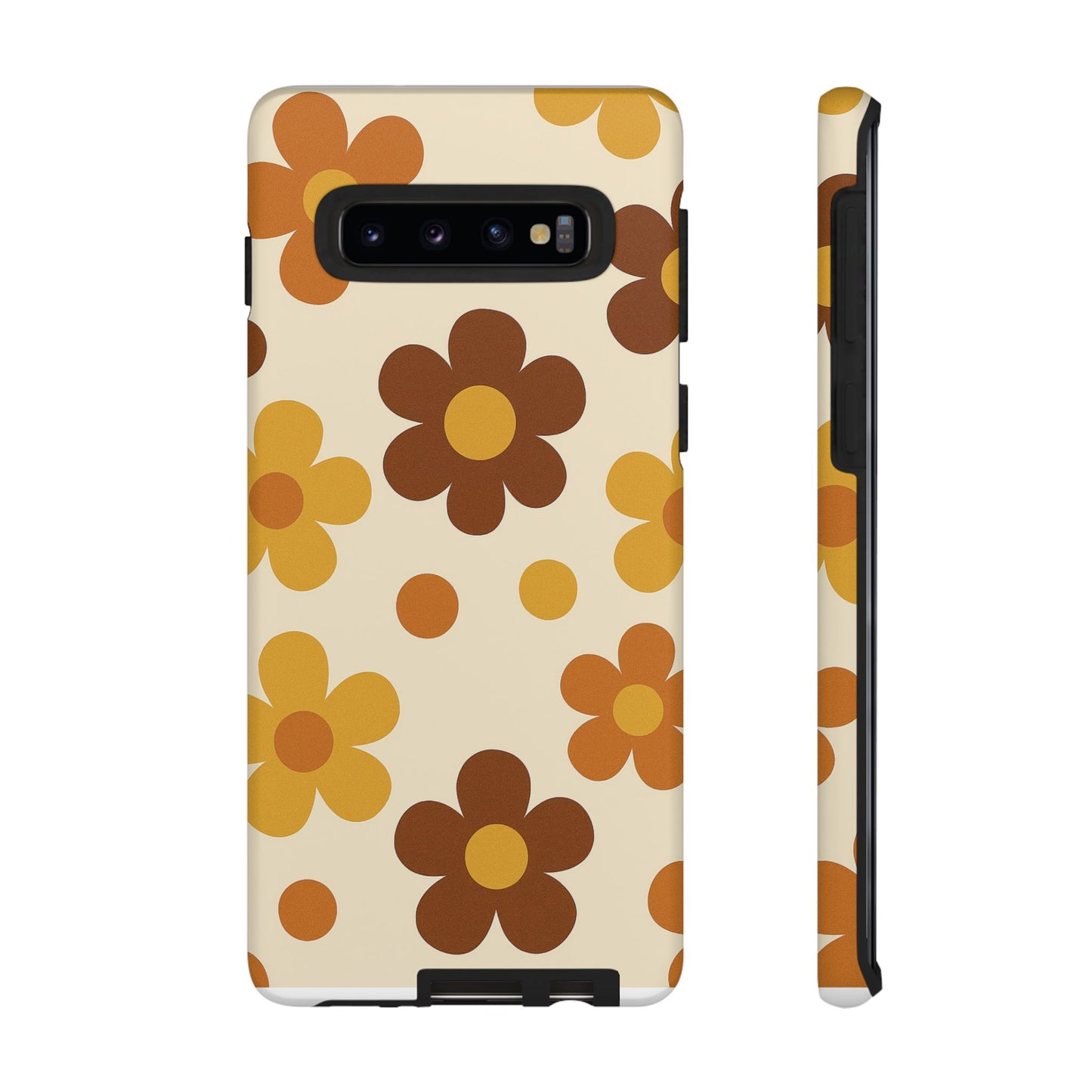 Flower Pattern Phone Case, Cute Phone Cover, Floral Design, Tough Phone Accessories, Gifts for Her, Boho Style Case