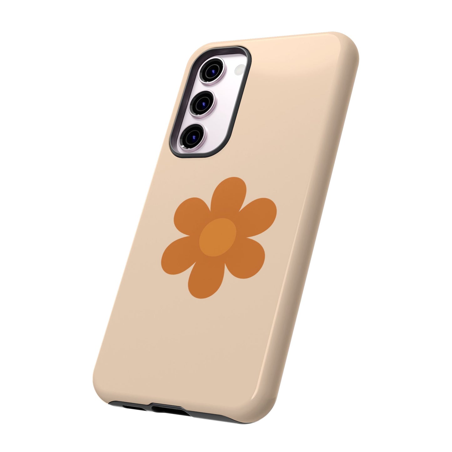Stylish Flower Phone Case, Floral Tough Case, Trendy Mobile Cover, Cute Gift for Friends, Birthday, Everyday Use