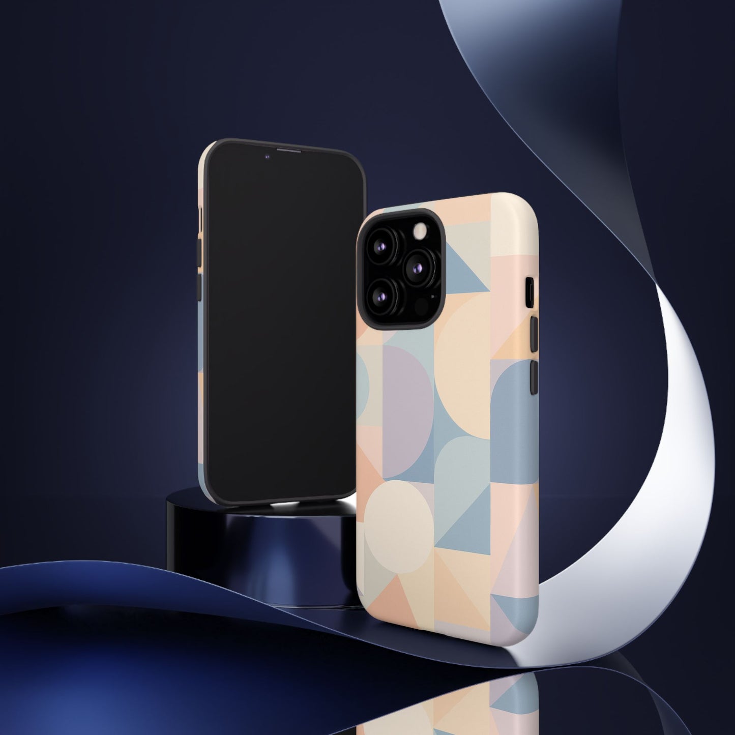 Geometric Phone Case - Stylish, Durable, Protective Cover for Everyday Use, Gift for Her, Trendy Design, Birthday, Back to School