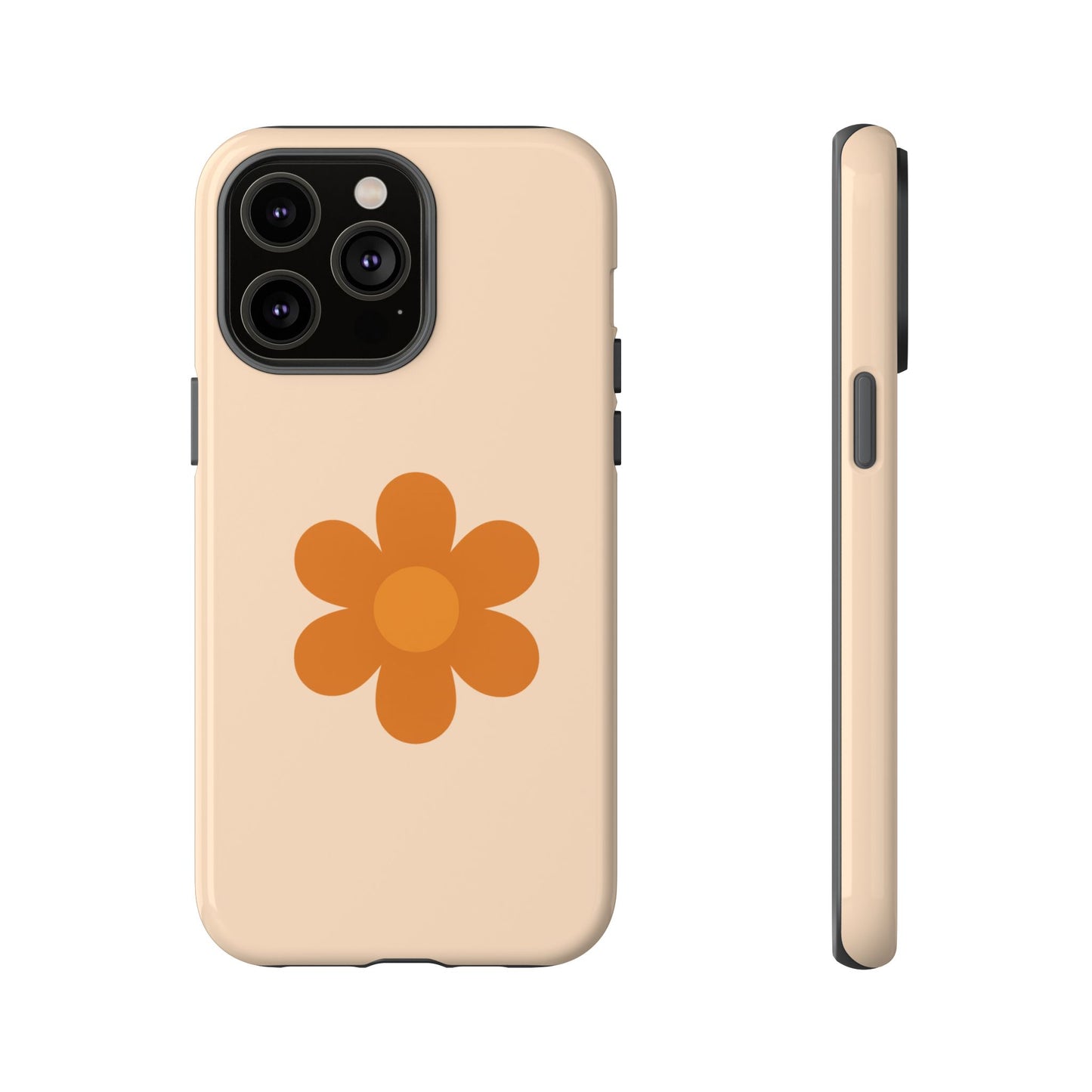 Stylish Flower Phone Case, Floral Tough Case, Trendy Mobile Cover, Cute Gift for Friends, Birthday, Everyday Use