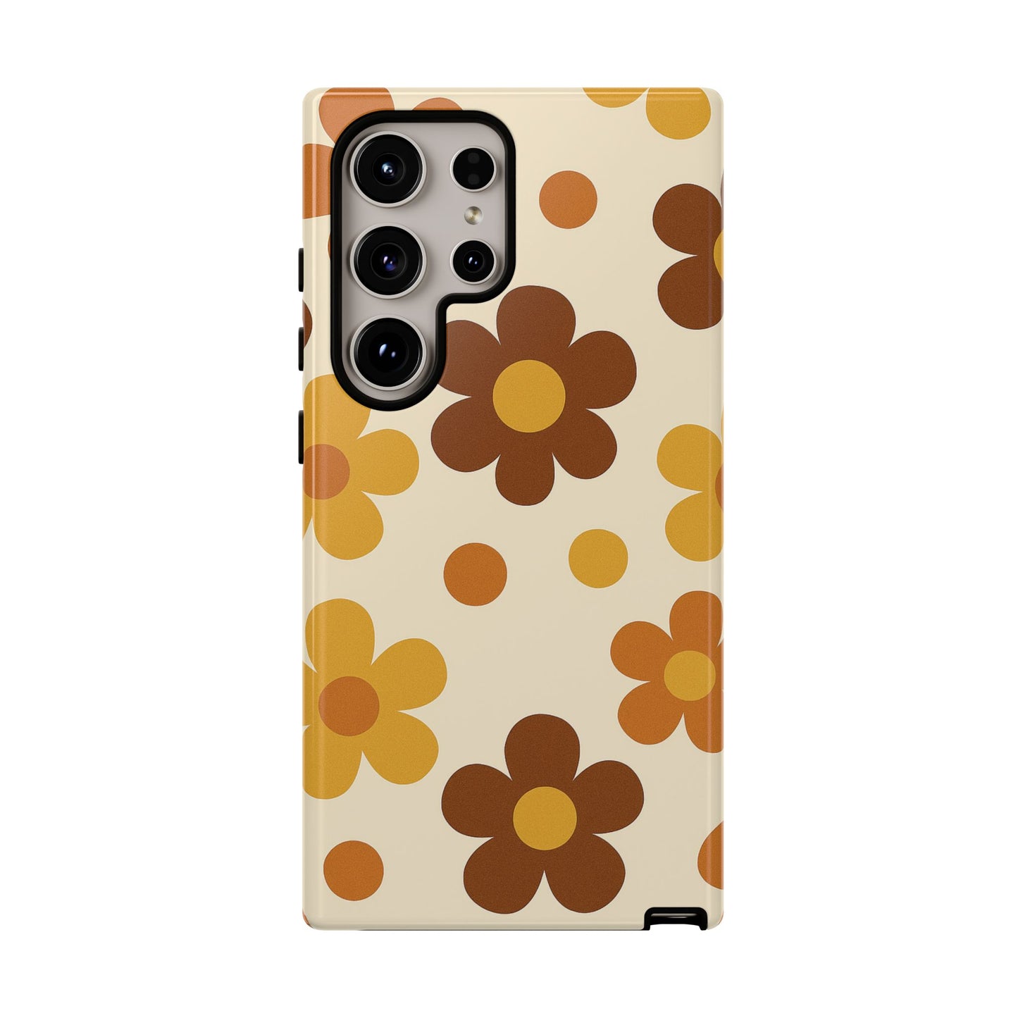 Flower Pattern Phone Case, Cute Phone Cover, Floral Design, Tough Phone Accessories, Gifts for Her, Boho Style Case