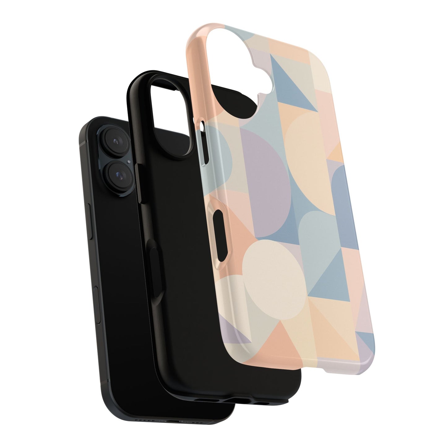Geometric Phone Case - Stylish, Durable, Protective Cover for Everyday Use, Gift for Her, Trendy Design, Birthday, Back to School