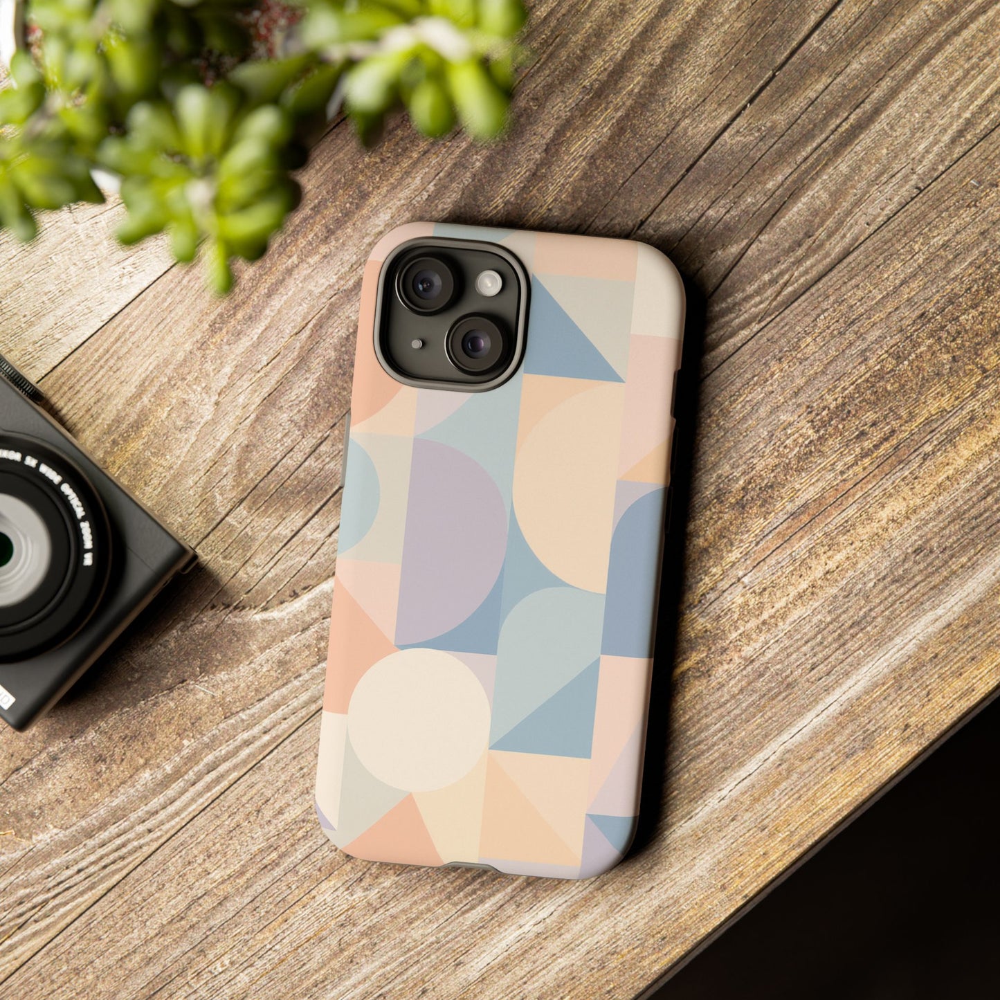 Geometric Phone Case - Stylish, Durable, Protective Cover for Everyday Use, Gift for Her, Trendy Design, Birthday, Back to School