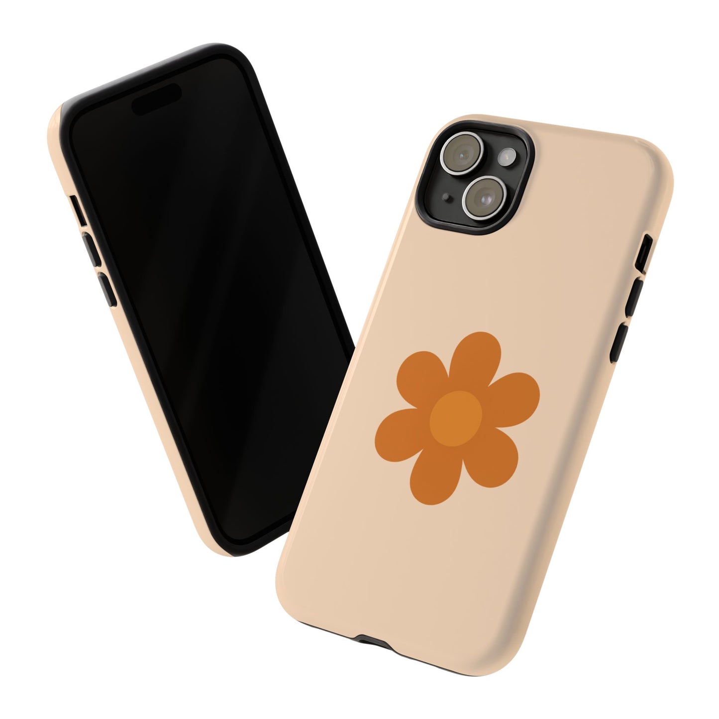 Stylish Flower Phone Case, Floral Tough Case, Trendy Mobile Cover, Cute Gift for Friends, Birthday, Everyday Use