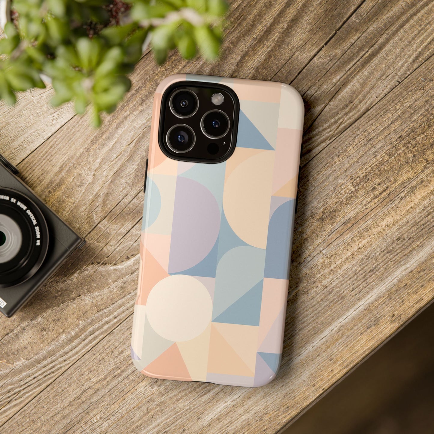 Geometric Phone Case - Stylish, Durable, Protective Cover for Everyday Use, Gift for Her, Trendy Design, Birthday, Back to School