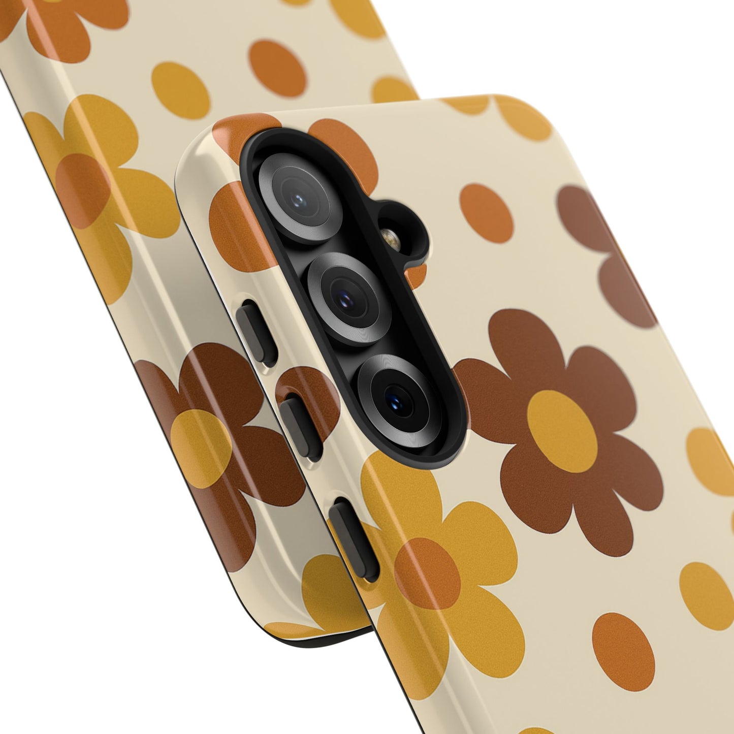 Flower Pattern Phone Case, Cute Phone Cover, Floral Design, Tough Phone Accessories, Gifts for Her, Boho Style Case