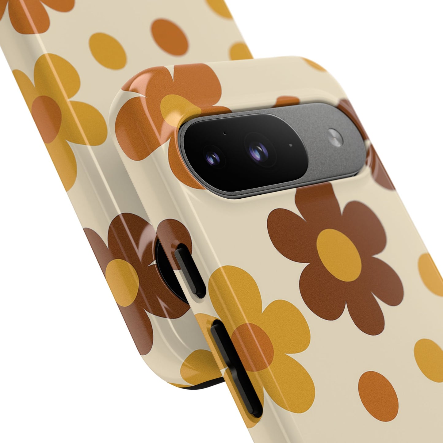 Flower Pattern Phone Case, Cute Phone Cover, Floral Design, Tough Phone Accessories, Gifts for Her, Boho Style Case