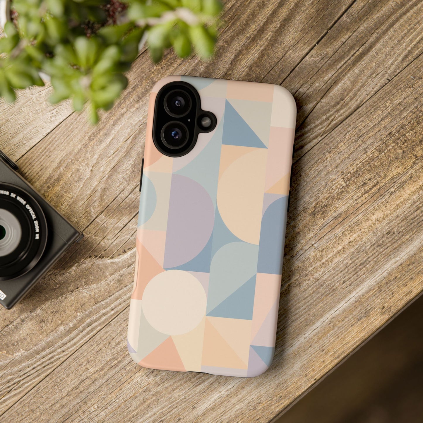 Geometric Phone Case - Stylish, Durable, Protective Cover for Everyday Use, Gift for Her, Trendy Design, Birthday, Back to School