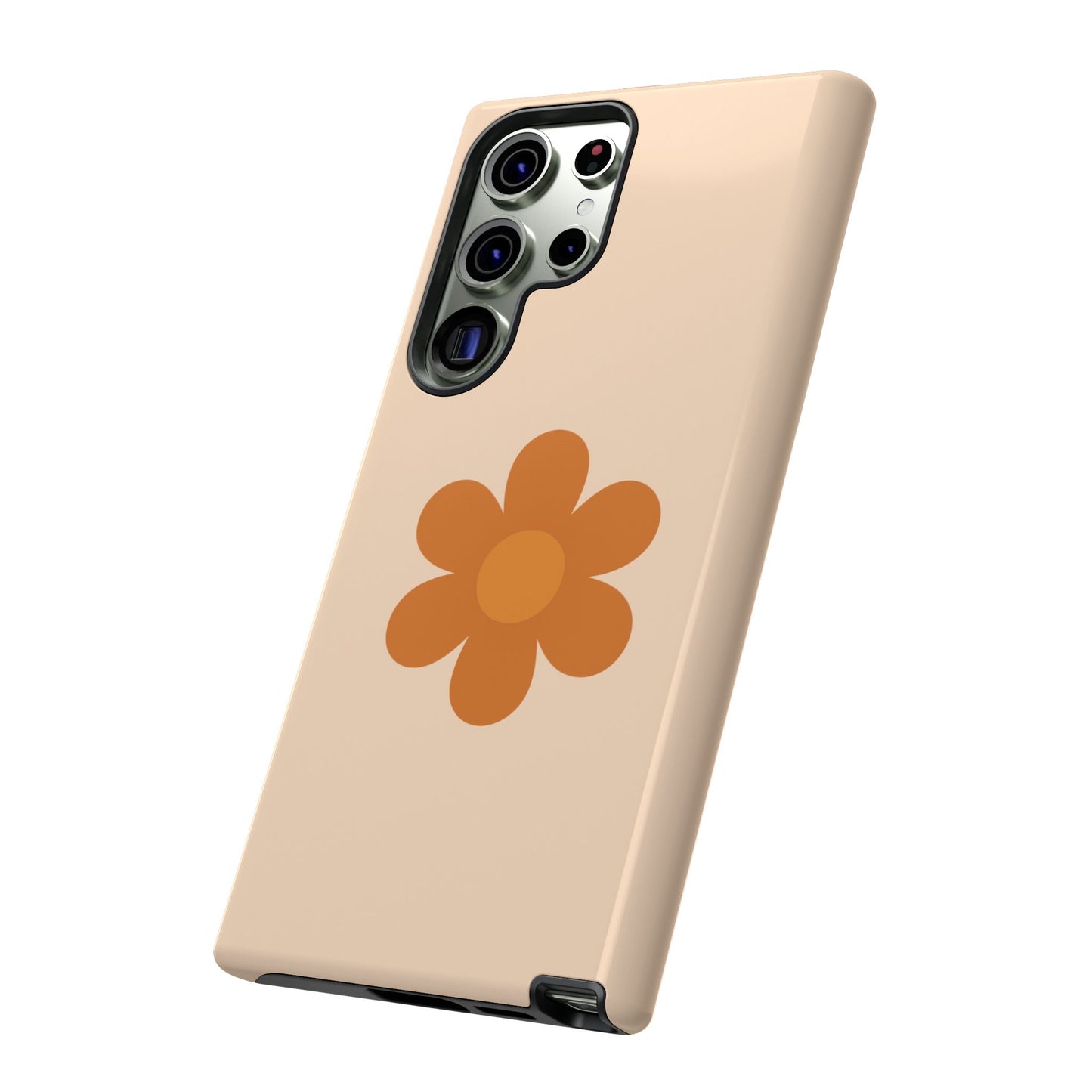 Stylish Flower Phone Case, Floral Tough Case, Trendy Mobile Cover, Cute Gift for Friends, Birthday, Everyday Use