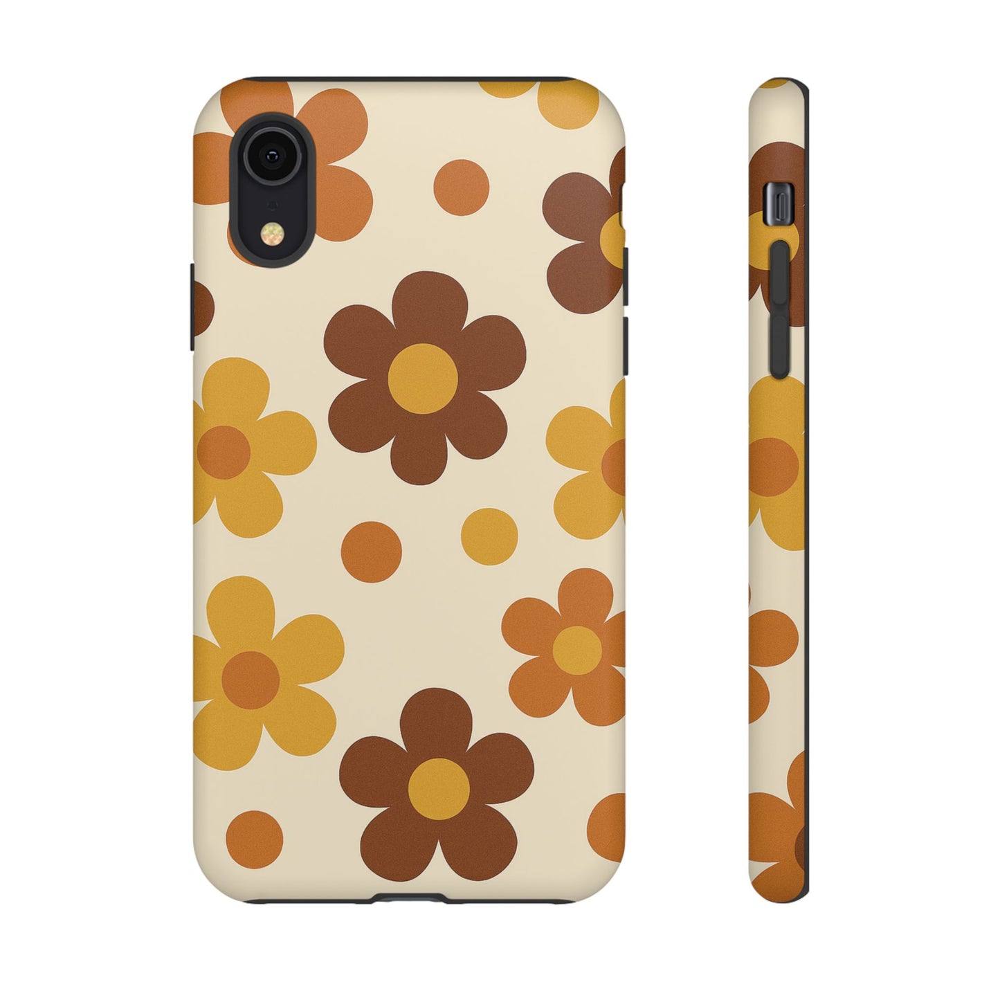 Flower Pattern Phone Case, Cute Phone Cover, Floral Design, Tough Phone Accessories, Gifts for Her, Boho Style Case