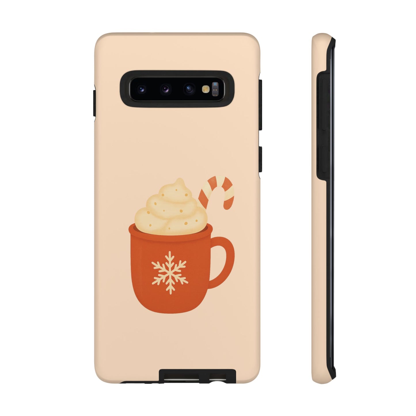 Cozy Holiday Phone Case with Hot Cocoa Design, Winter Style Cover, Cute Gift for Coffee Lovers, Seasonal Accessories, Fun Gadget Decor