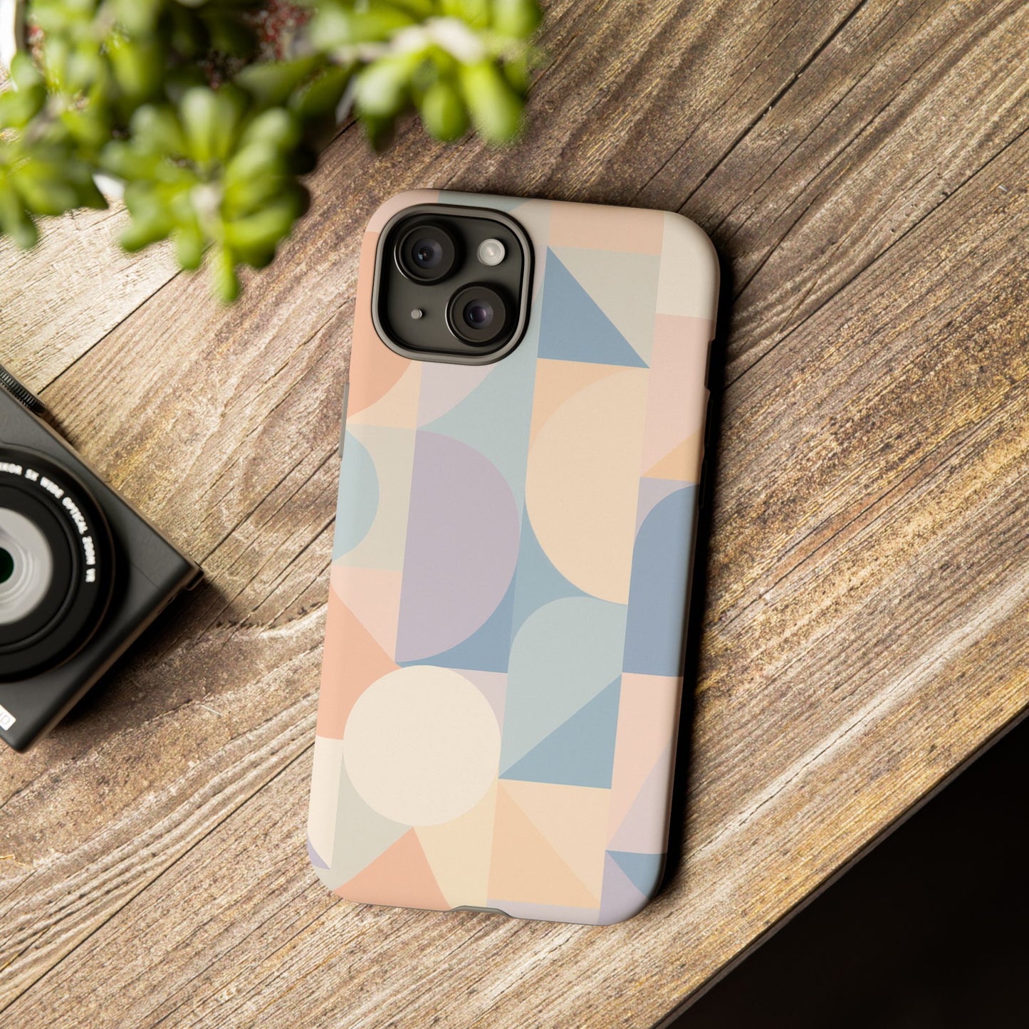 Geometric Phone Case - Stylish, Durable, Protective Cover for Everyday Use, Gift for Her, Trendy Design, Birthday, Back to School
