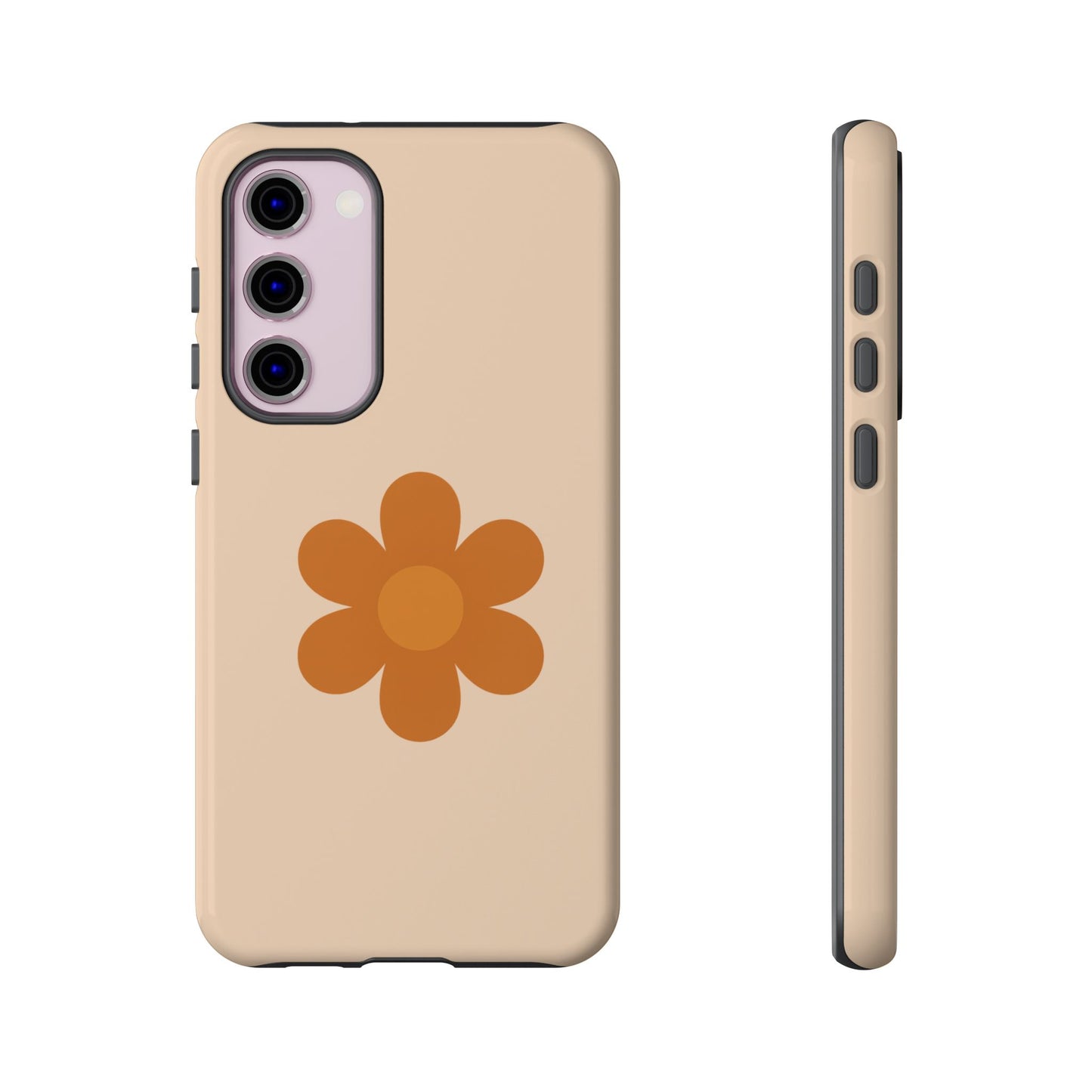 Stylish Flower Phone Case, Floral Tough Case, Trendy Mobile Cover, Cute Gift for Friends, Birthday, Everyday Use