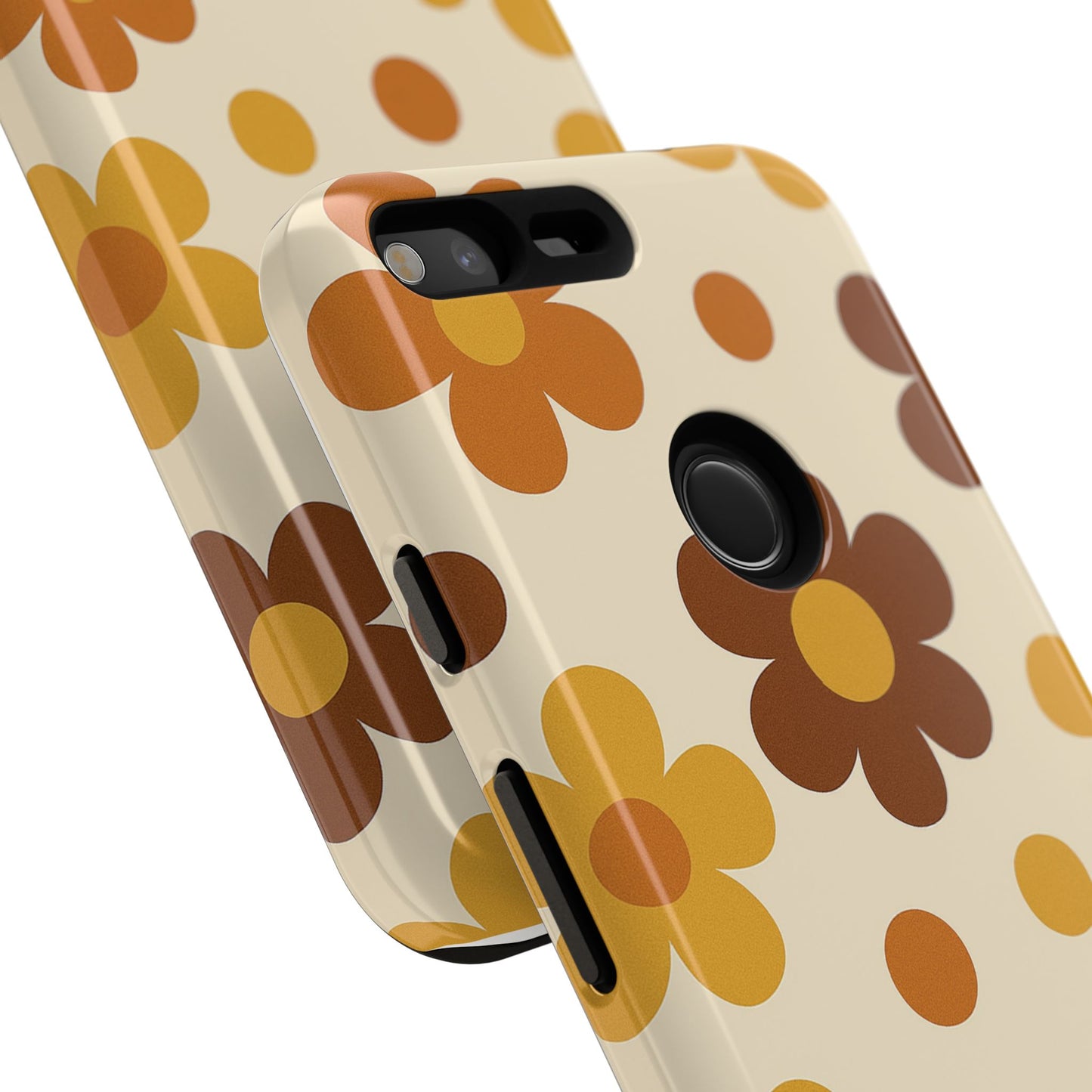 Flower Pattern Phone Case, Cute Phone Cover, Floral Design, Tough Phone Accessories, Gifts for Her, Boho Style Case