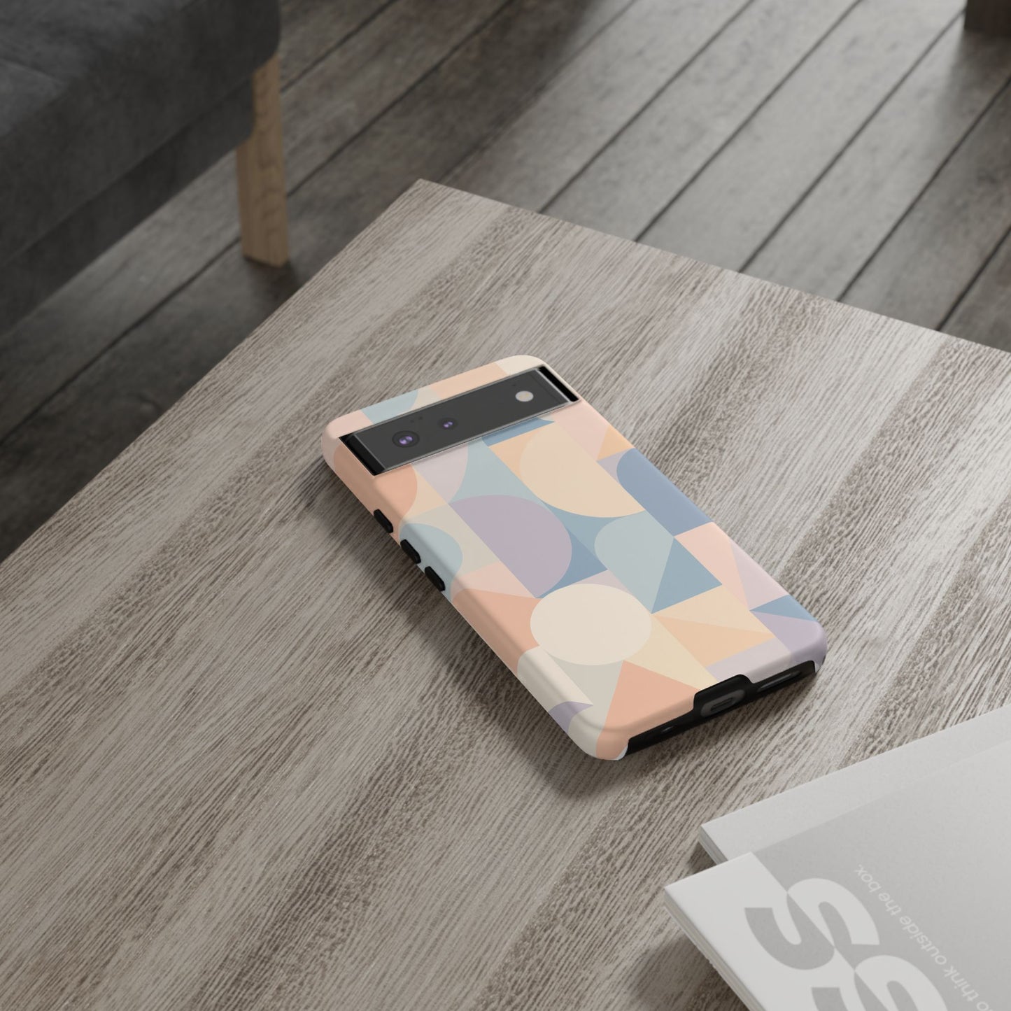 Geometric Phone Case - Stylish, Durable, Protective Cover for Everyday Use, Gift for Her, Trendy Design, Birthday, Back to School