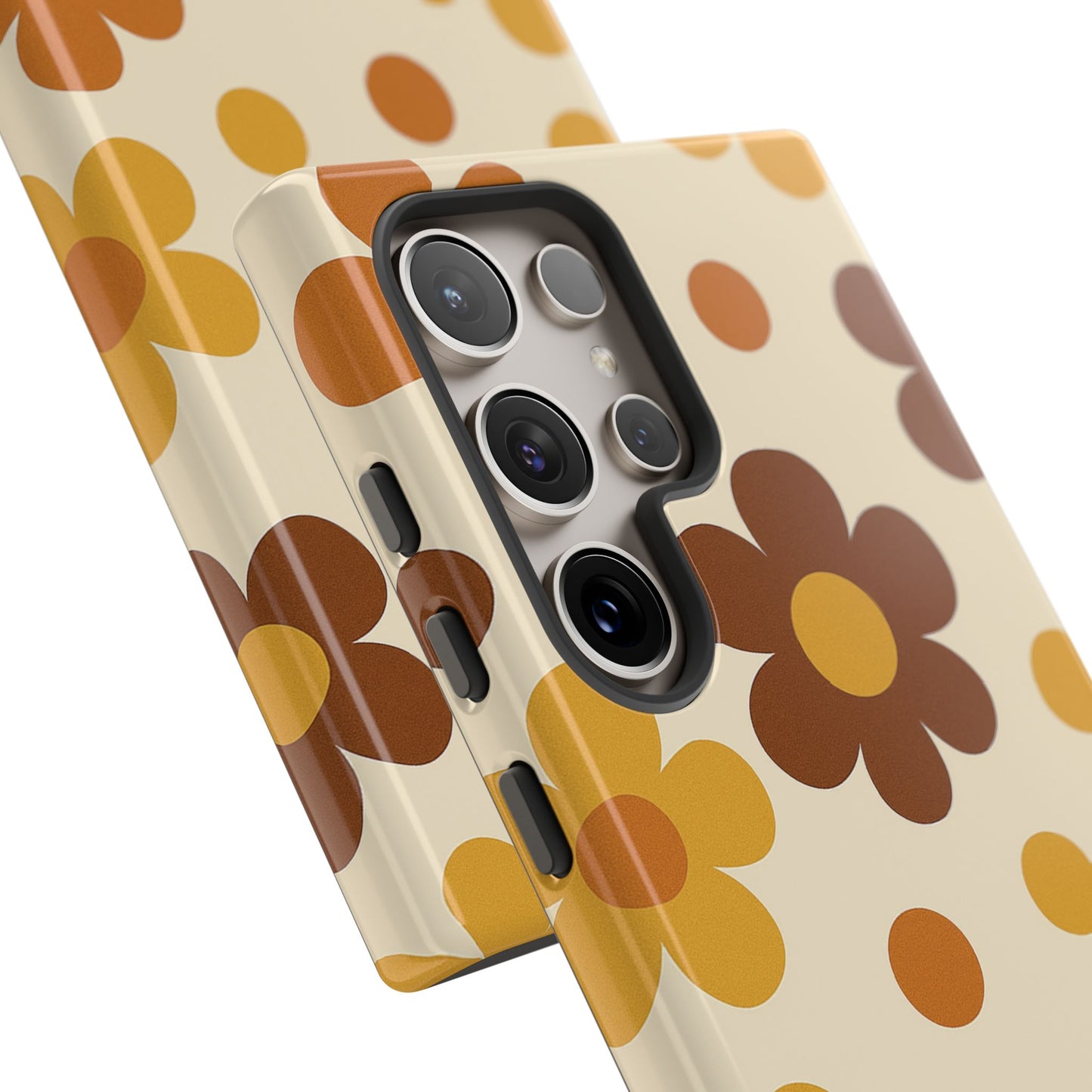 Flower Pattern Phone Case, Cute Phone Cover, Floral Design, Tough Phone Accessories, Gifts for Her, Boho Style Case