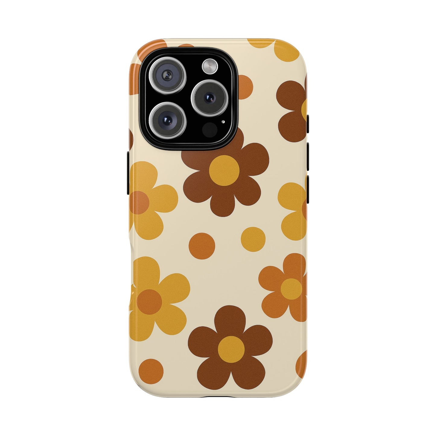 Flower Pattern Phone Case, Cute Phone Cover, Floral Design, Tough Phone Accessories, Gifts for Her, Boho Style Case