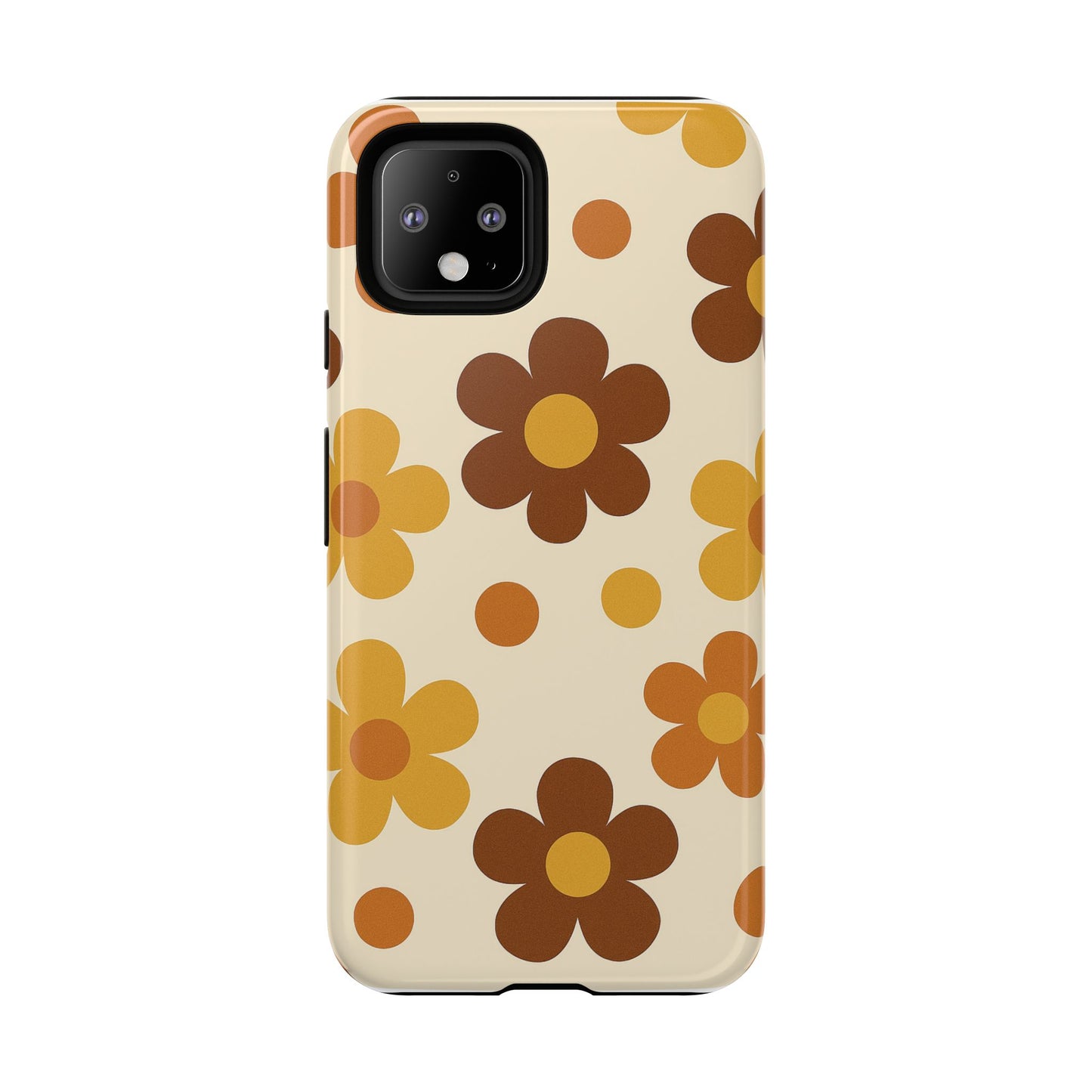 Flower Pattern Phone Case, Cute Phone Cover, Floral Design, Tough Phone Accessories, Gifts for Her, Boho Style Case