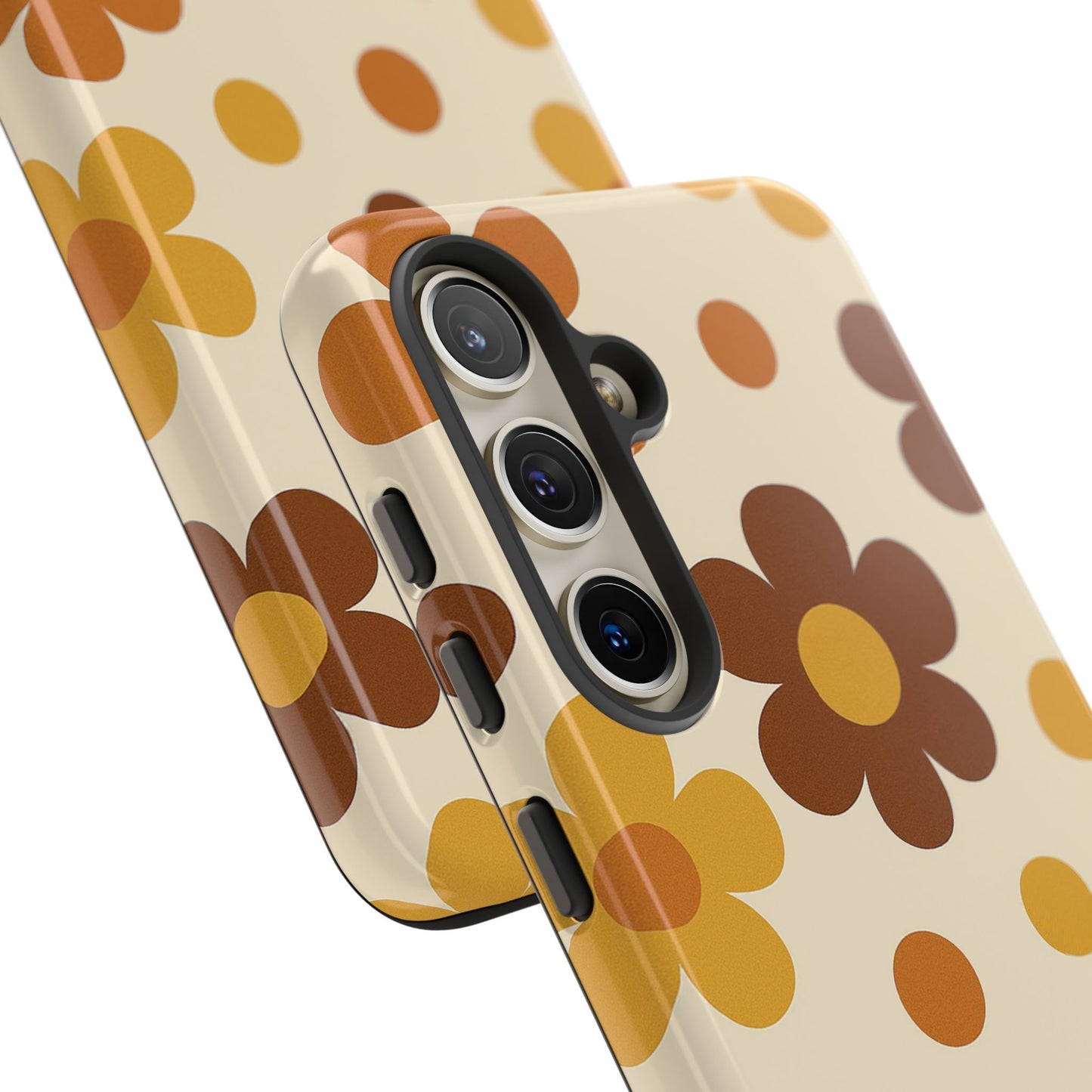 Flower Pattern Phone Case, Cute Phone Cover, Floral Design, Tough Phone Accessories, Gifts for Her, Boho Style Case