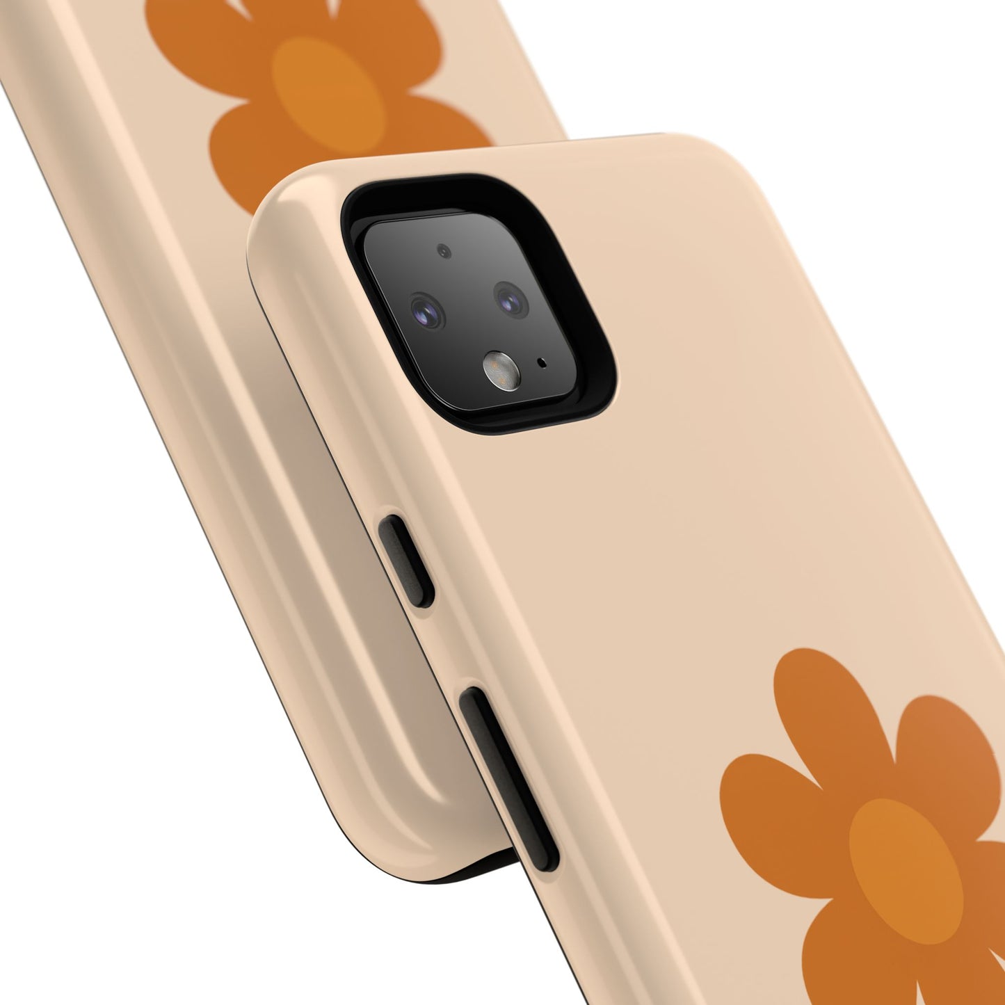 Stylish Flower Phone Case, Floral Tough Case, Trendy Mobile Cover, Cute Gift for Friends, Birthday, Everyday Use