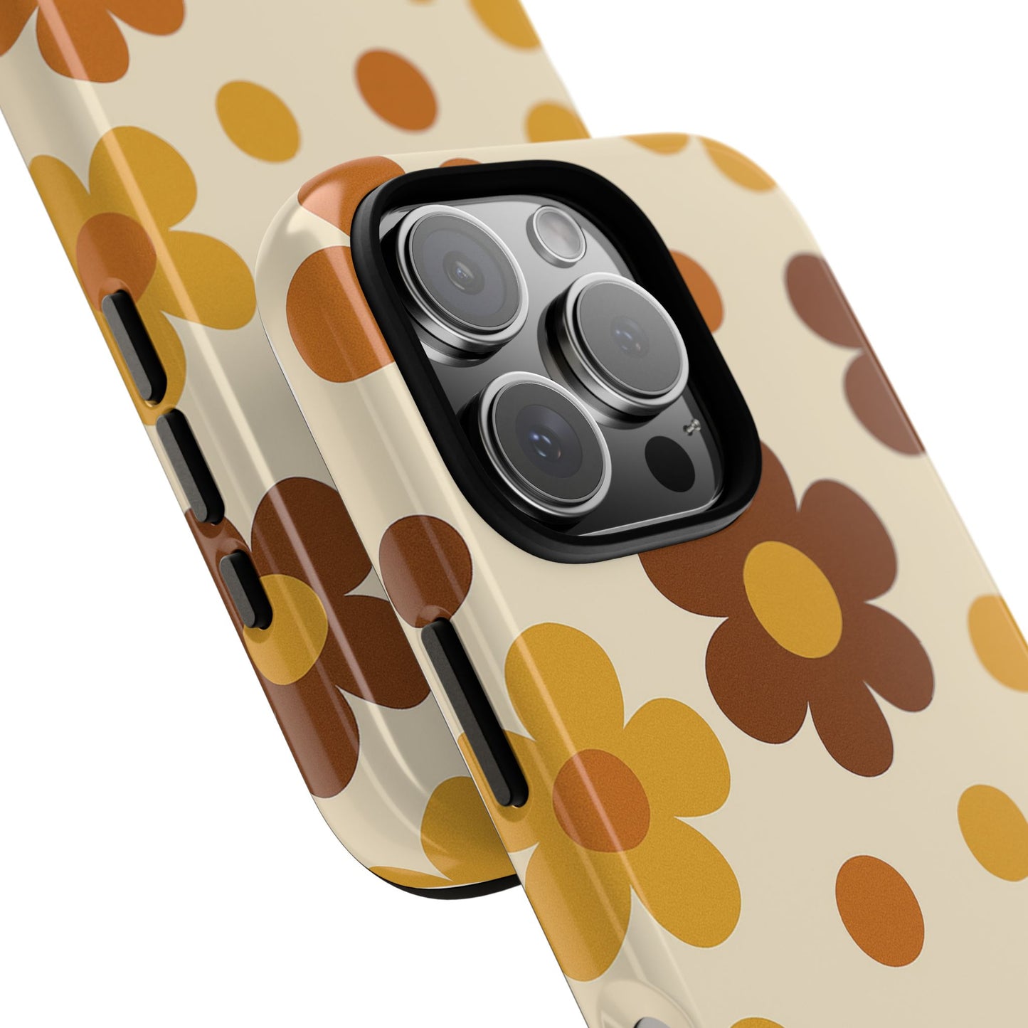 Flower Pattern Phone Case, Cute Phone Cover, Floral Design, Tough Phone Accessories, Gifts for Her, Boho Style Case