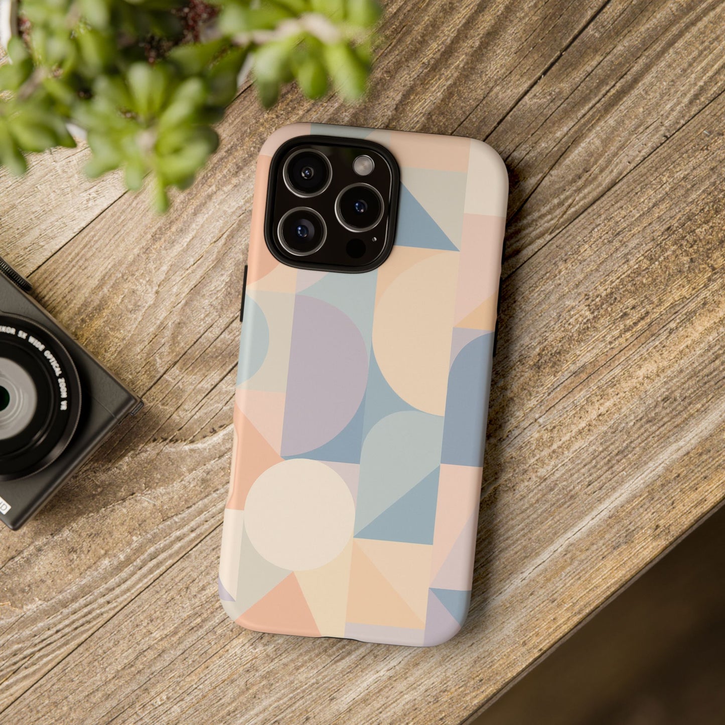 Geometric Phone Case - Stylish, Durable, Protective Cover for Everyday Use, Gift for Her, Trendy Design, Birthday, Back to School