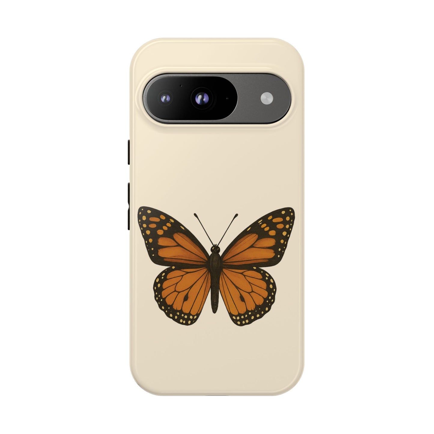 Butterfly Phone Case, Tough Phone Cover for Nature Lovers, Floral Design, Gift for Her, Trendy Cell Phone Protector