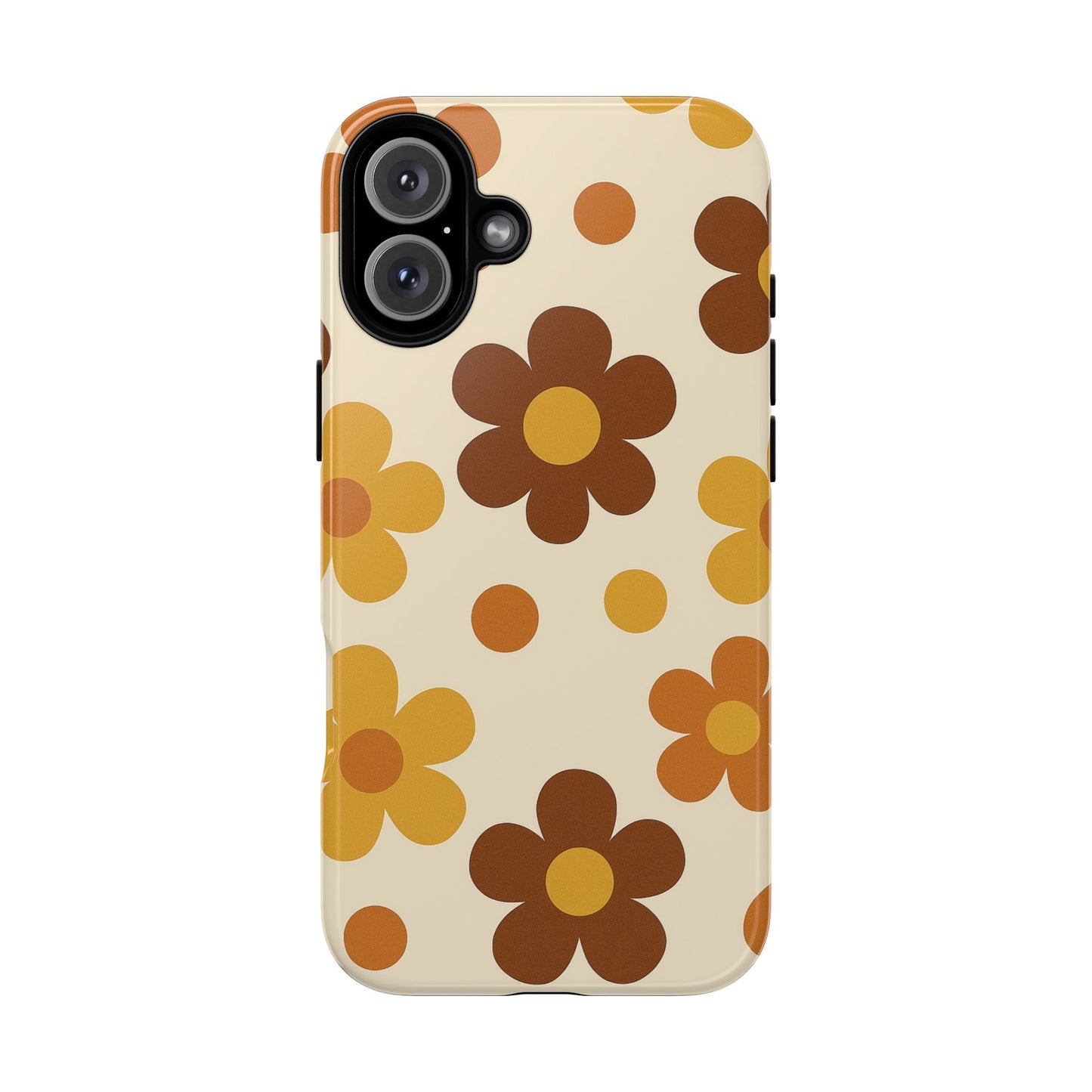 Flower Pattern Phone Case, Cute Phone Cover, Floral Design, Tough Phone Accessories, Gifts for Her, Boho Style Case