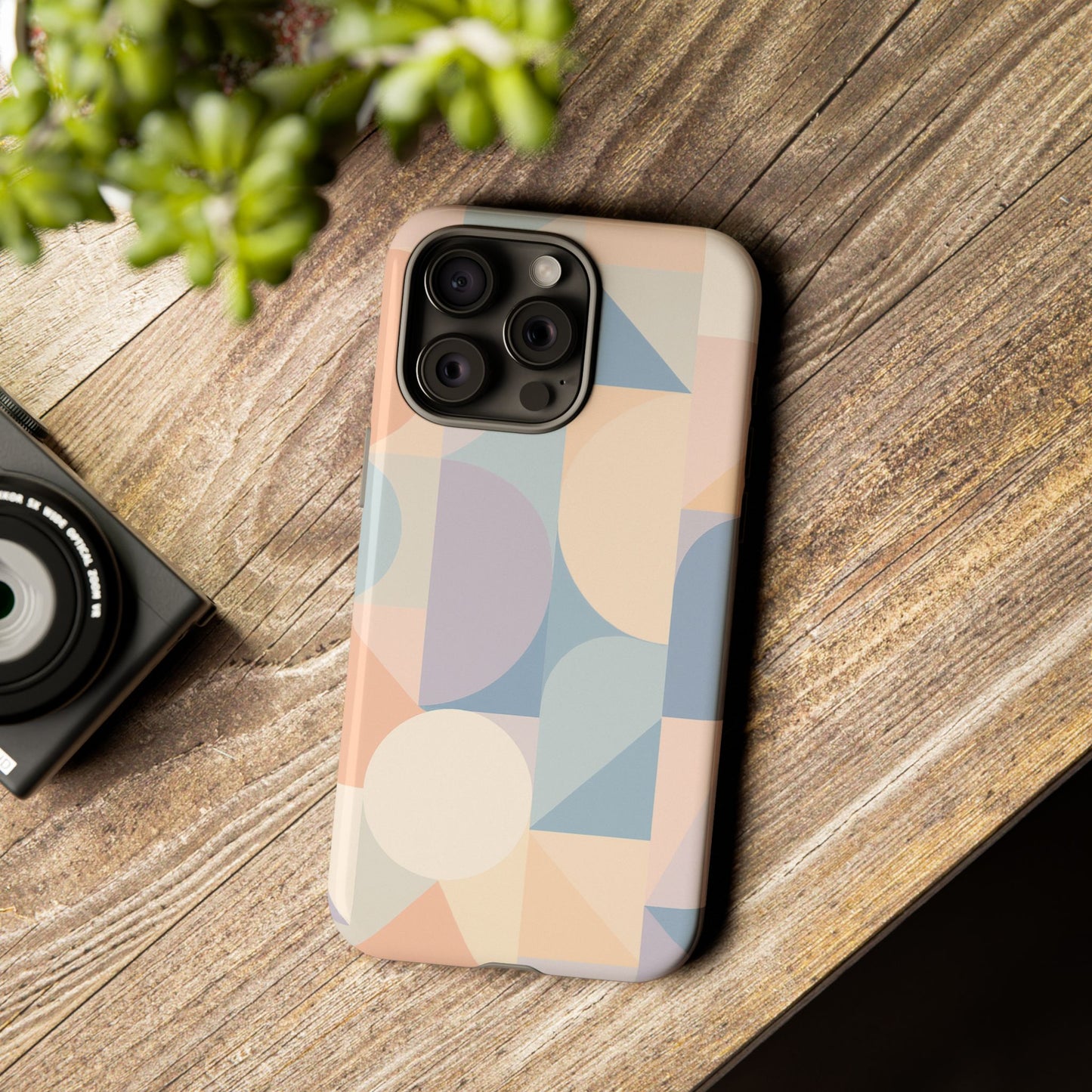 Geometric Phone Case - Stylish, Durable, Protective Cover for Everyday Use, Gift for Her, Trendy Design, Birthday, Back to School