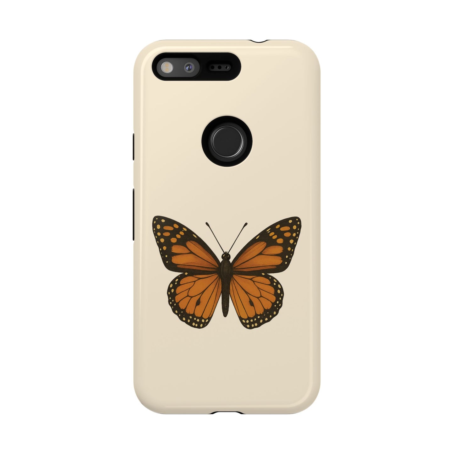 Butterfly Phone Case, Tough Phone Cover for Nature Lovers, Floral Design, Gift for Her, Trendy Cell Phone Protector