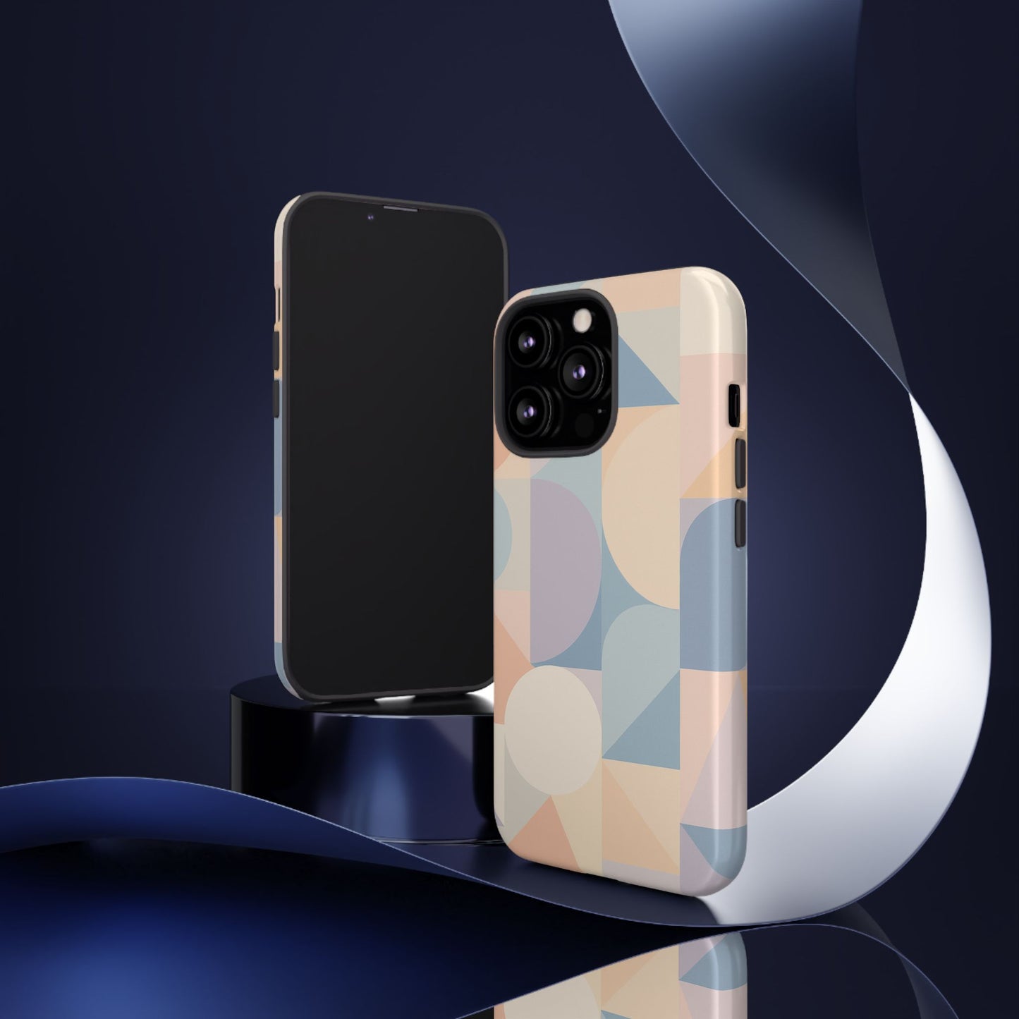 Geometric Phone Case - Stylish, Durable, Protective Cover for Everyday Use, Gift for Her, Trendy Design, Birthday, Back to School