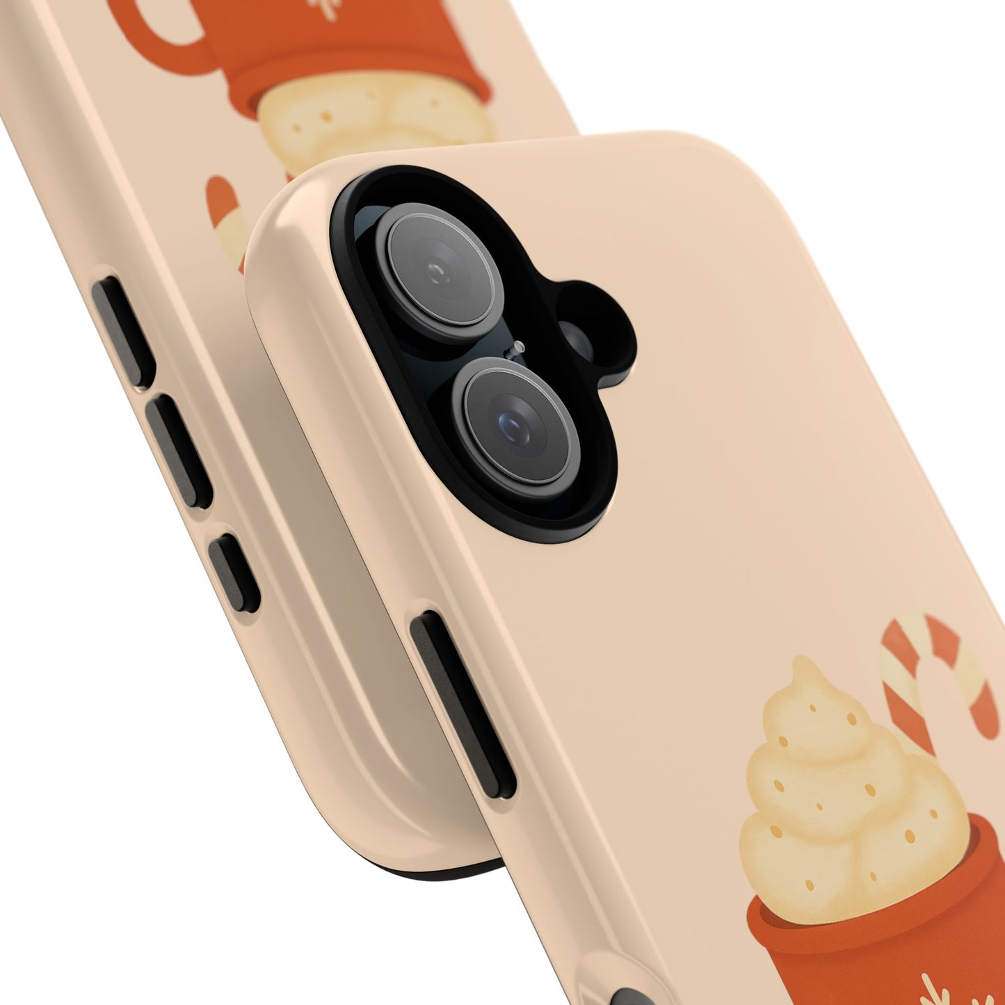 Cozy Holiday Phone Case with Hot Cocoa Design, Winter Style Cover, Cute Gift for Coffee Lovers, Seasonal Accessories, Fun Gadget Decor