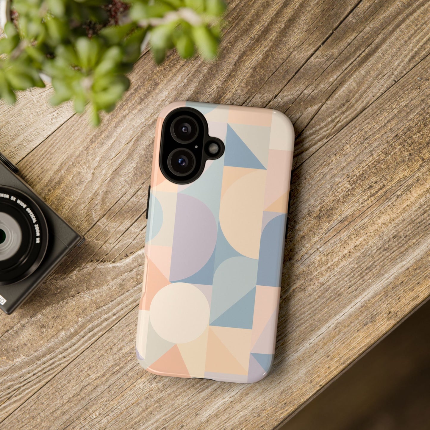 Geometric Phone Case - Stylish, Durable, Protective Cover for Everyday Use, Gift for Her, Trendy Design, Birthday, Back to School