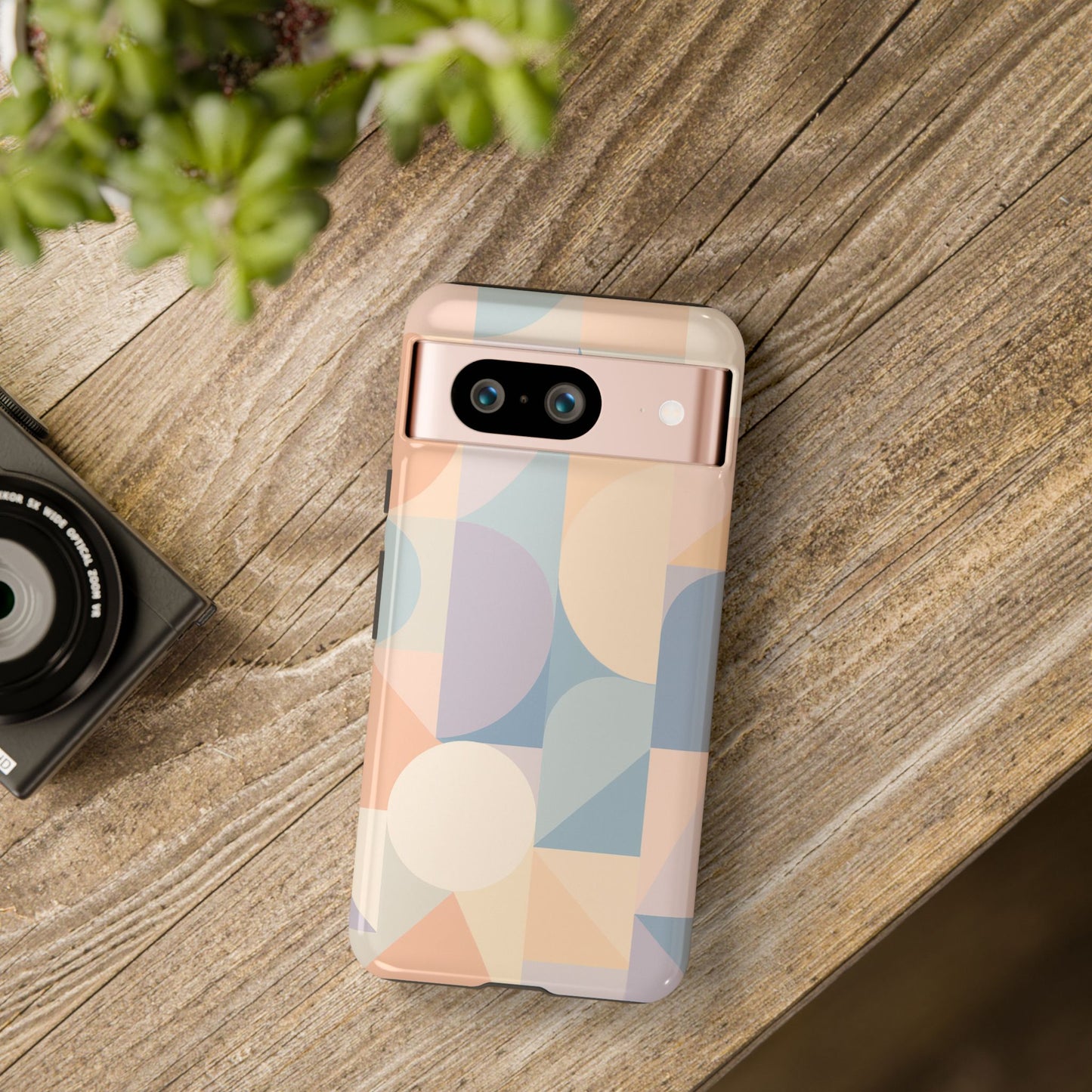 Geometric Phone Case - Stylish, Durable, Protective Cover for Everyday Use, Gift for Her, Trendy Design, Birthday, Back to School