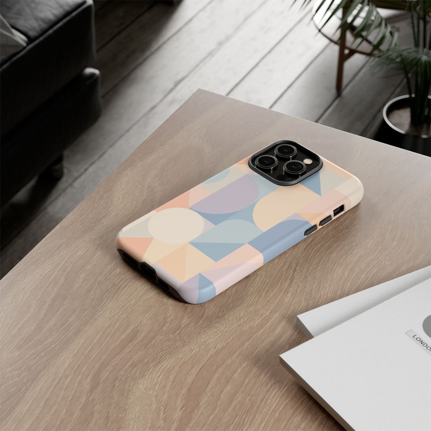 Geometric Phone Case - Stylish, Durable, Protective Cover for Everyday Use, Gift for Her, Trendy Design, Birthday, Back to School