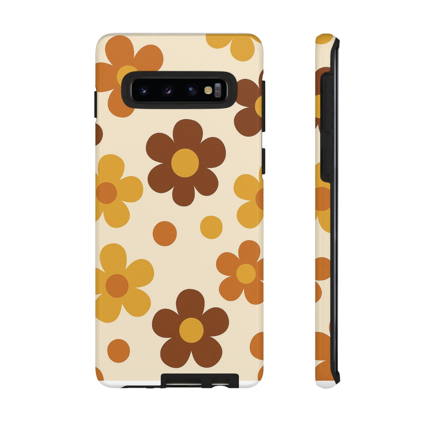 Flower Pattern Phone Case, Cute Phone Cover, Floral Design, Tough Phone Accessories, Gifts for Her, Boho Style Case