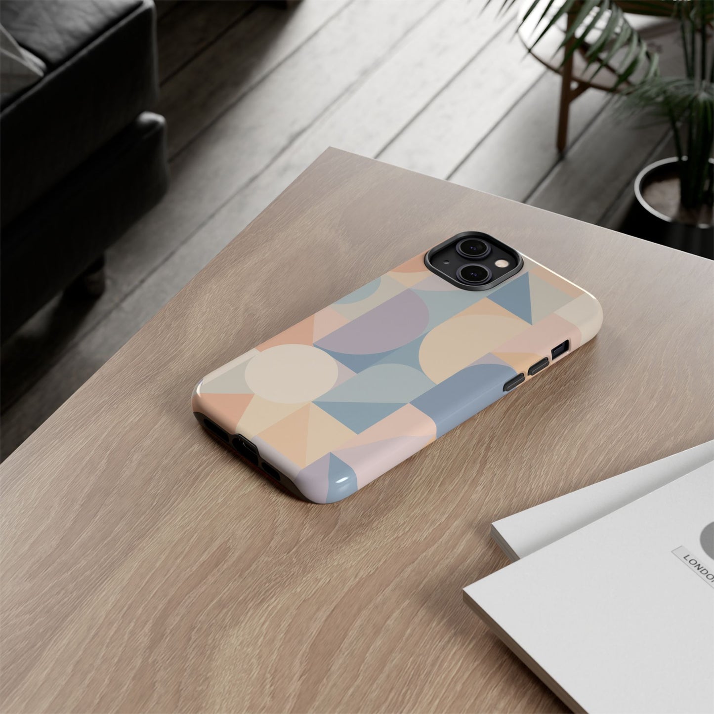 Geometric Phone Case - Stylish, Durable, Protective Cover for Everyday Use, Gift for Her, Trendy Design, Birthday, Back to School