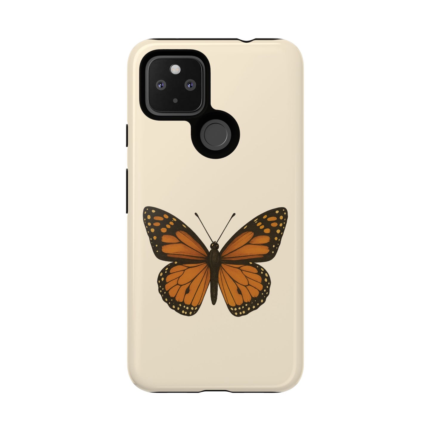 Butterfly Phone Case, Tough Phone Cover for Nature Lovers, Floral Design, Gift for Her, Trendy Cell Phone Protector