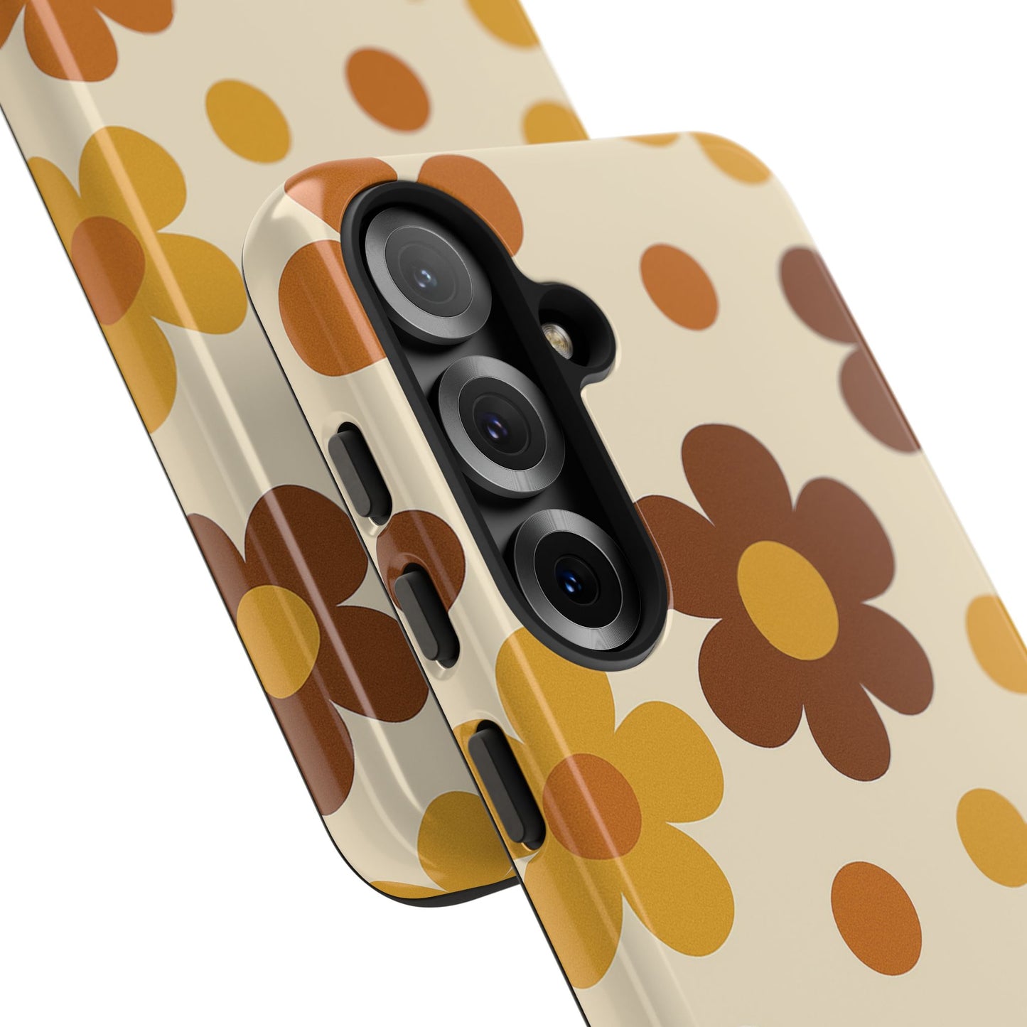 Flower Pattern Phone Case, Cute Phone Cover, Floral Design, Tough Phone Accessories, Gifts for Her, Boho Style Case