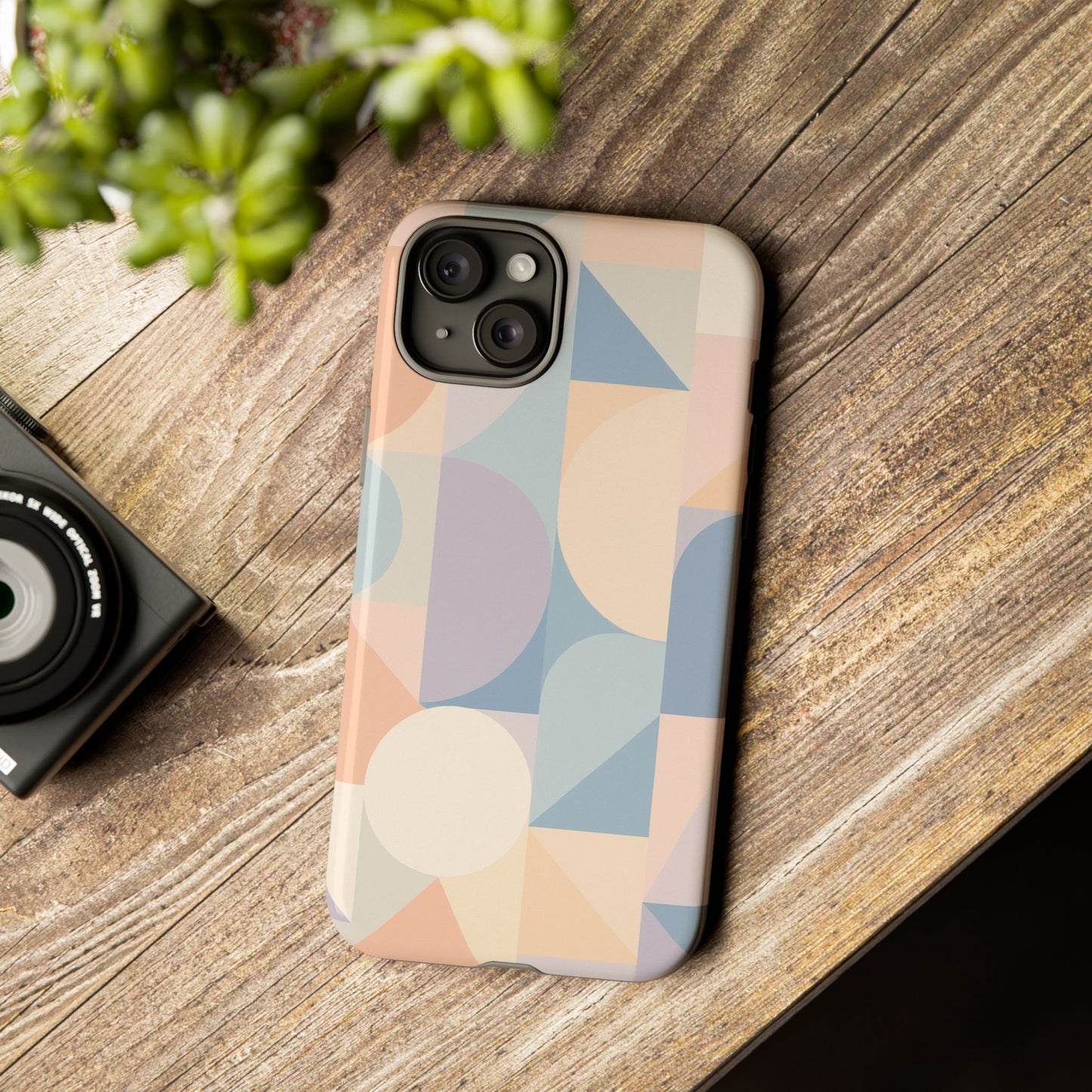 Geometric Phone Case - Stylish, Durable, Protective Cover for Everyday Use, Gift for Her, Trendy Design, Birthday, Back to School