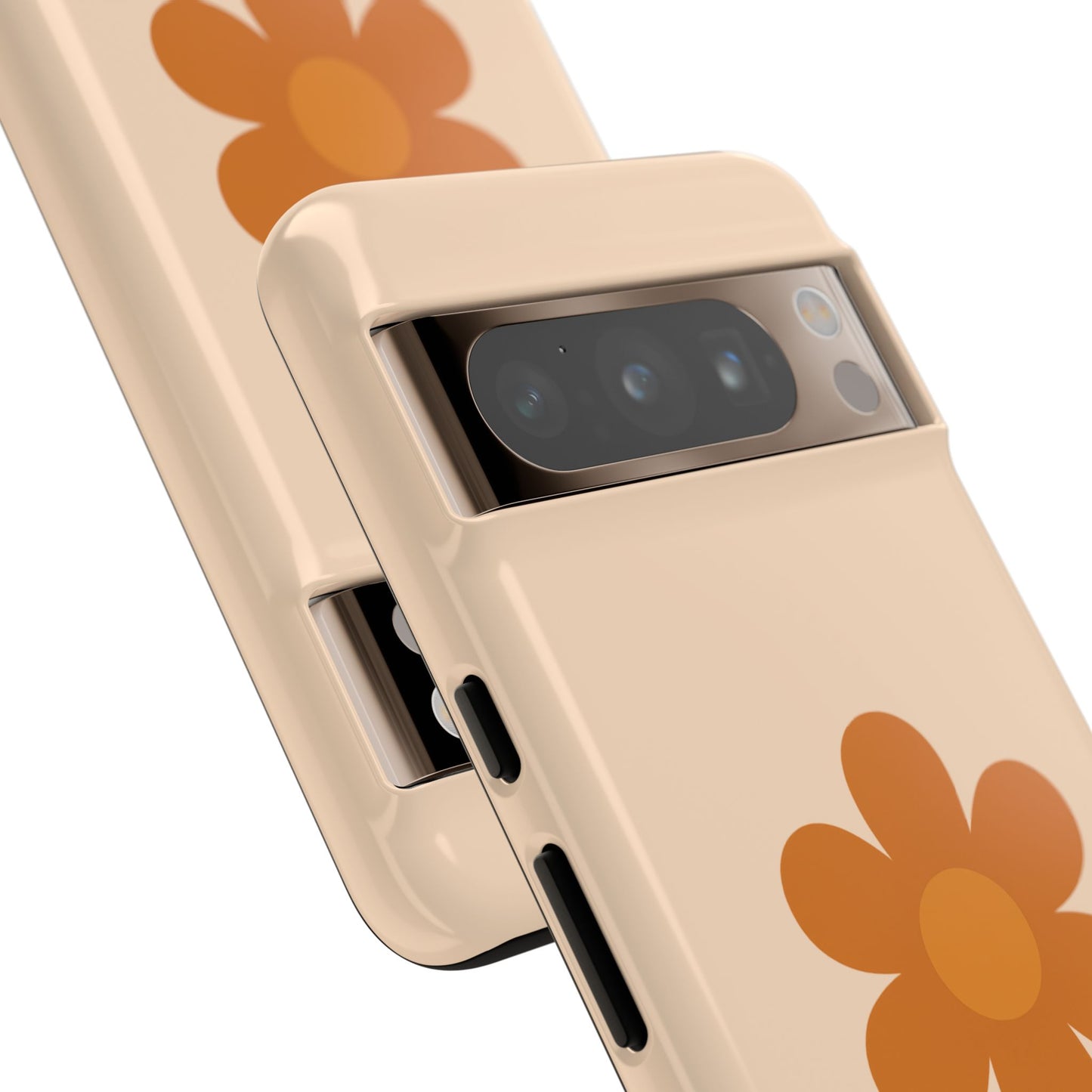 Stylish Flower Phone Case, Floral Tough Case, Trendy Mobile Cover, Cute Gift for Friends, Birthday, Everyday Use
